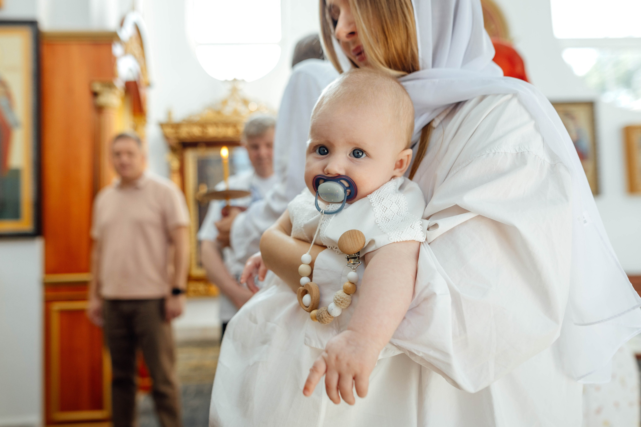 Крещение Мишель, гп. Ивенец, храм Ефросинии Полоцкой, август 2025