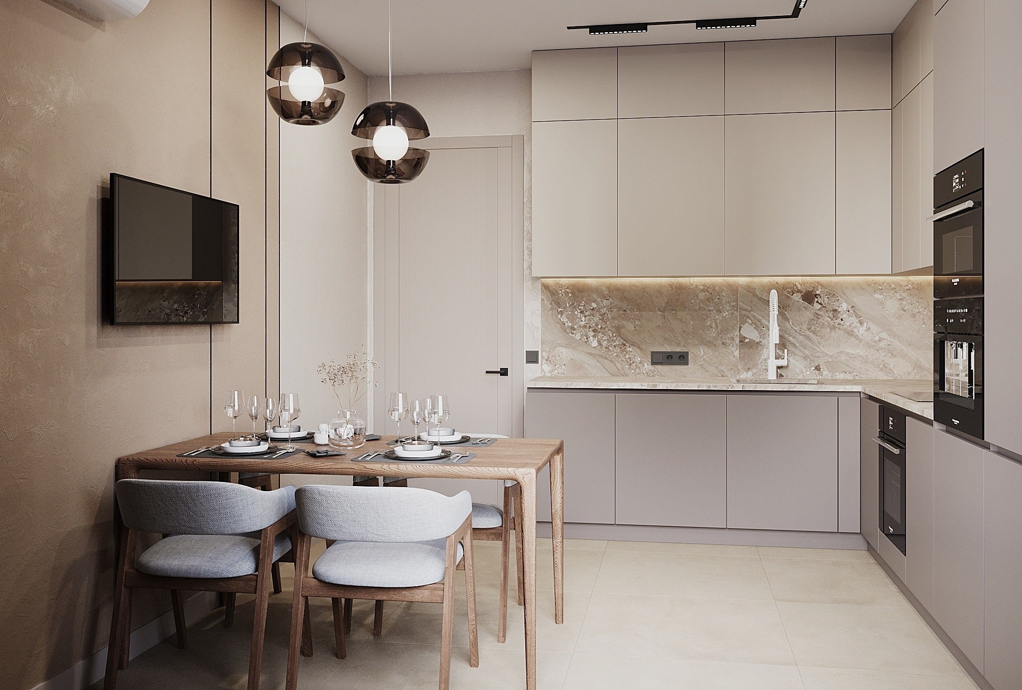 Квартира 66 м², г. Москва, ул. Обручева. Студия дизайна