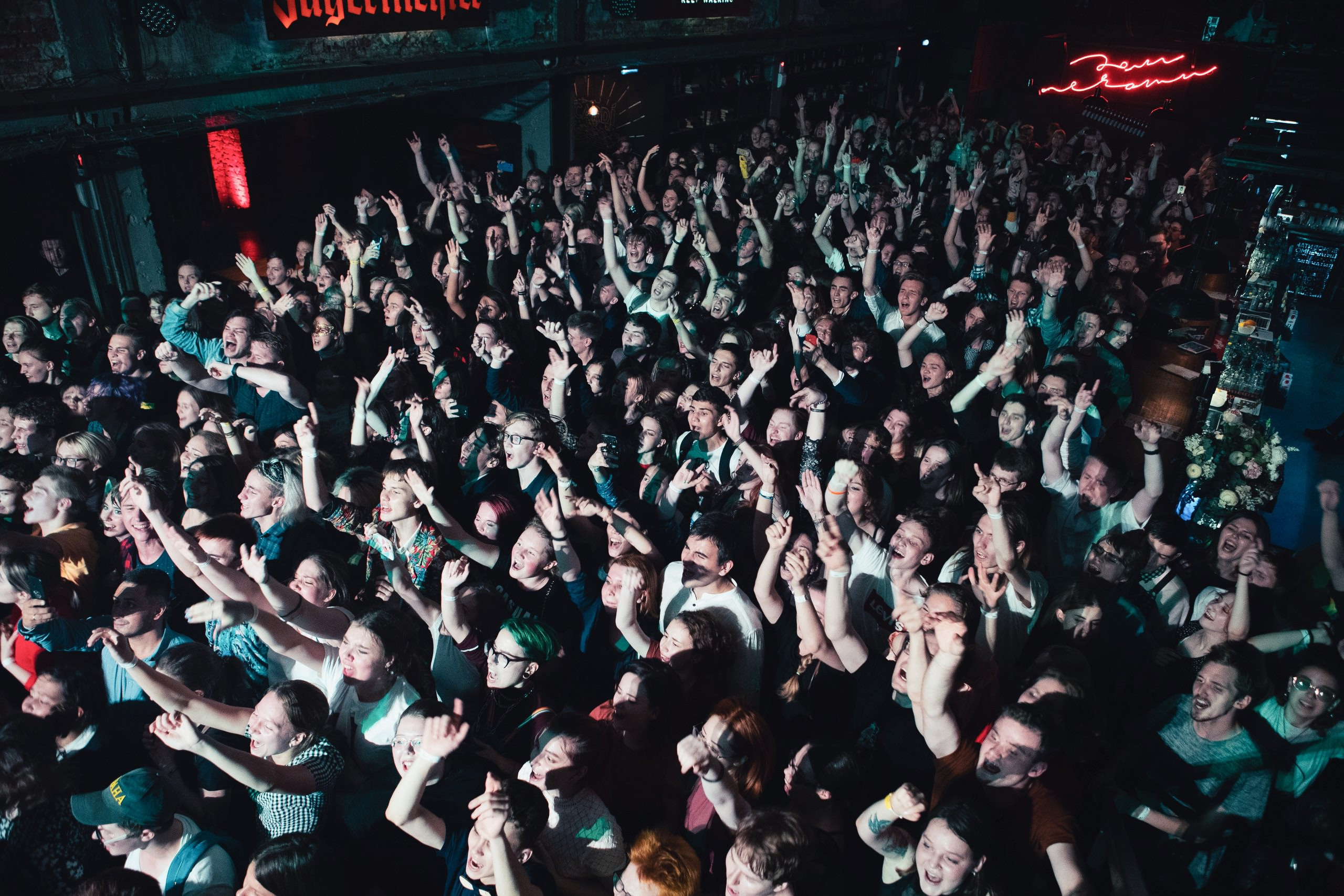 толпа поклонников на концерте