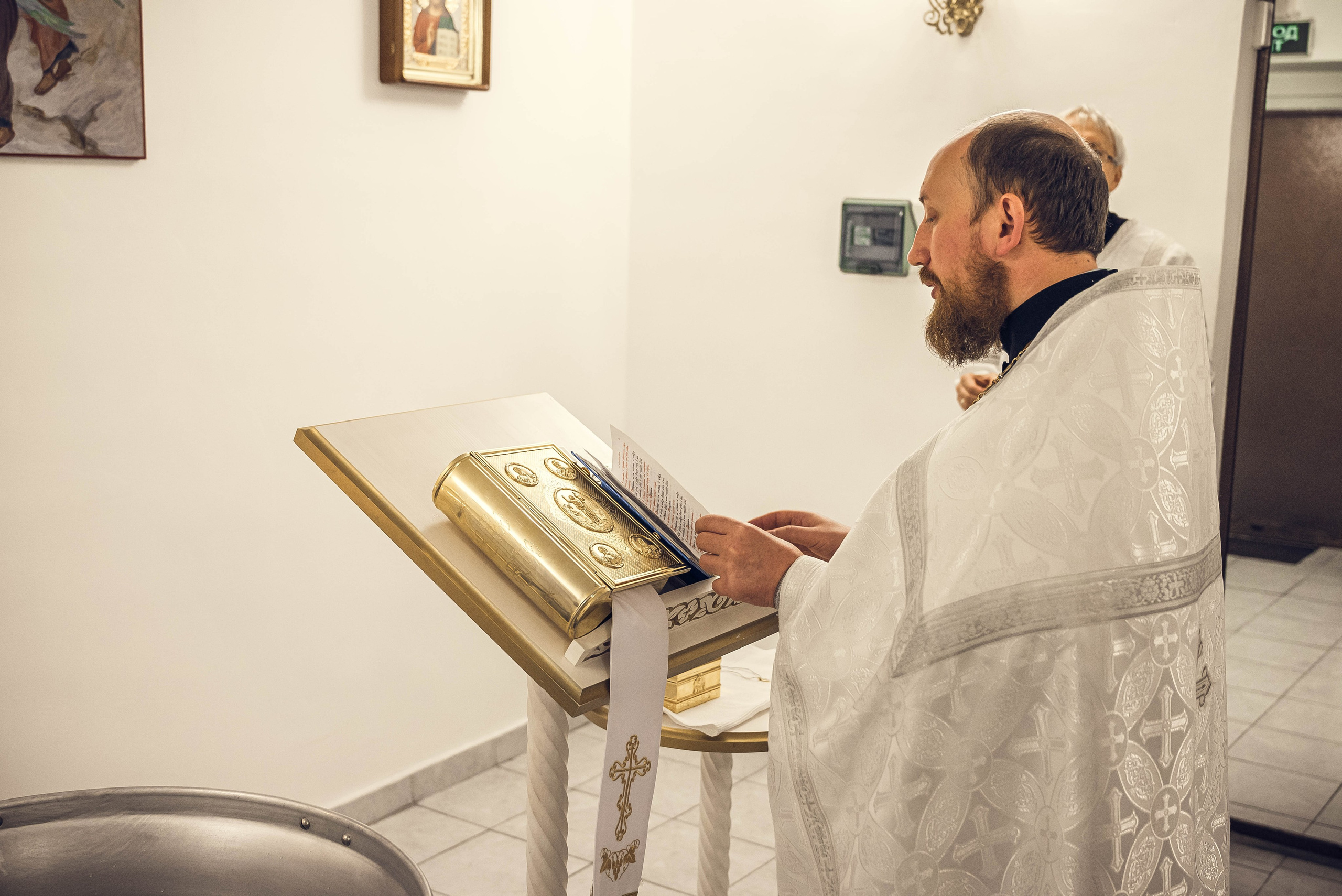 Крещение Мирона. Семейный и детский фотограф Москва