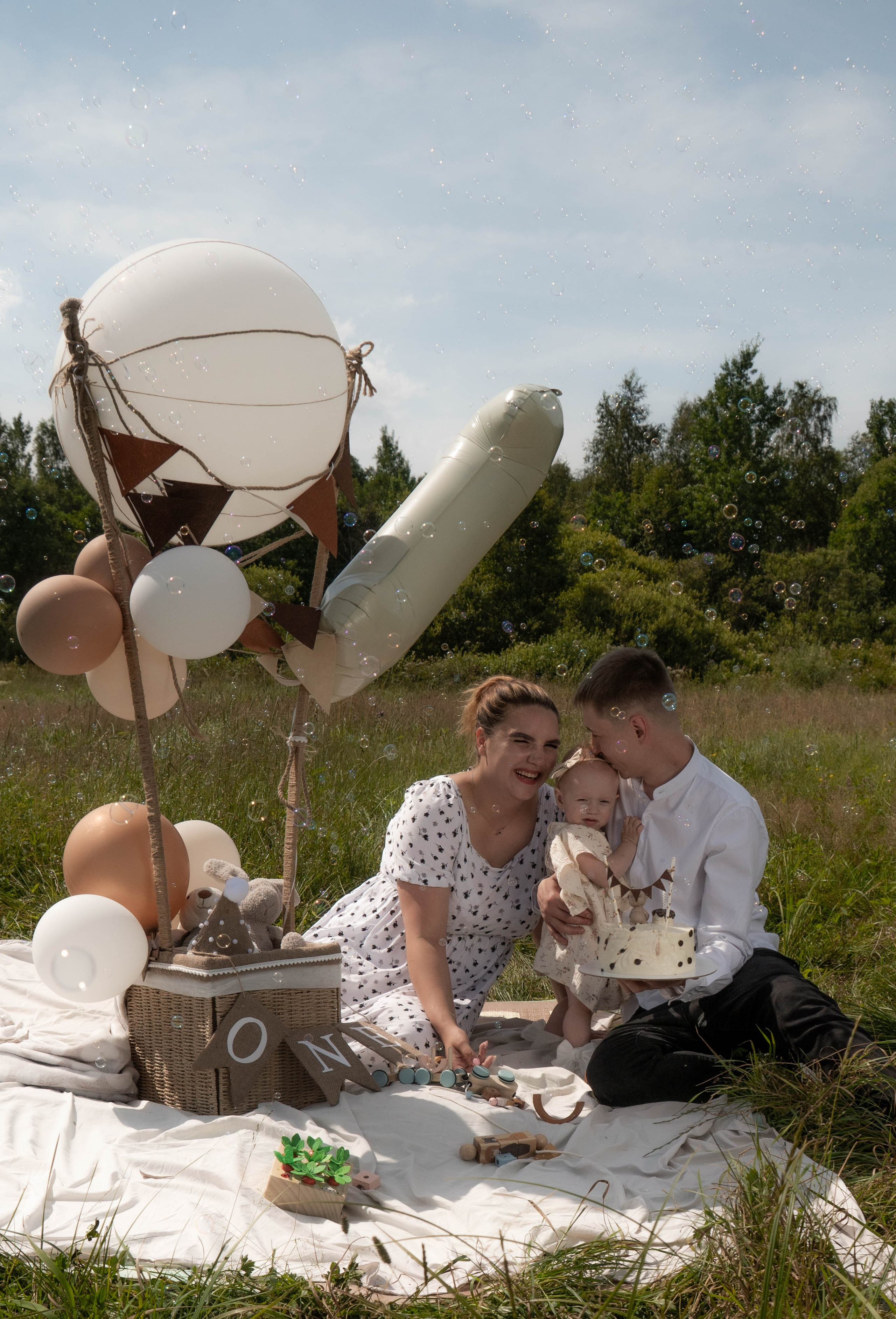 На воздушном шаре. Фотограф Санкт-Петербург