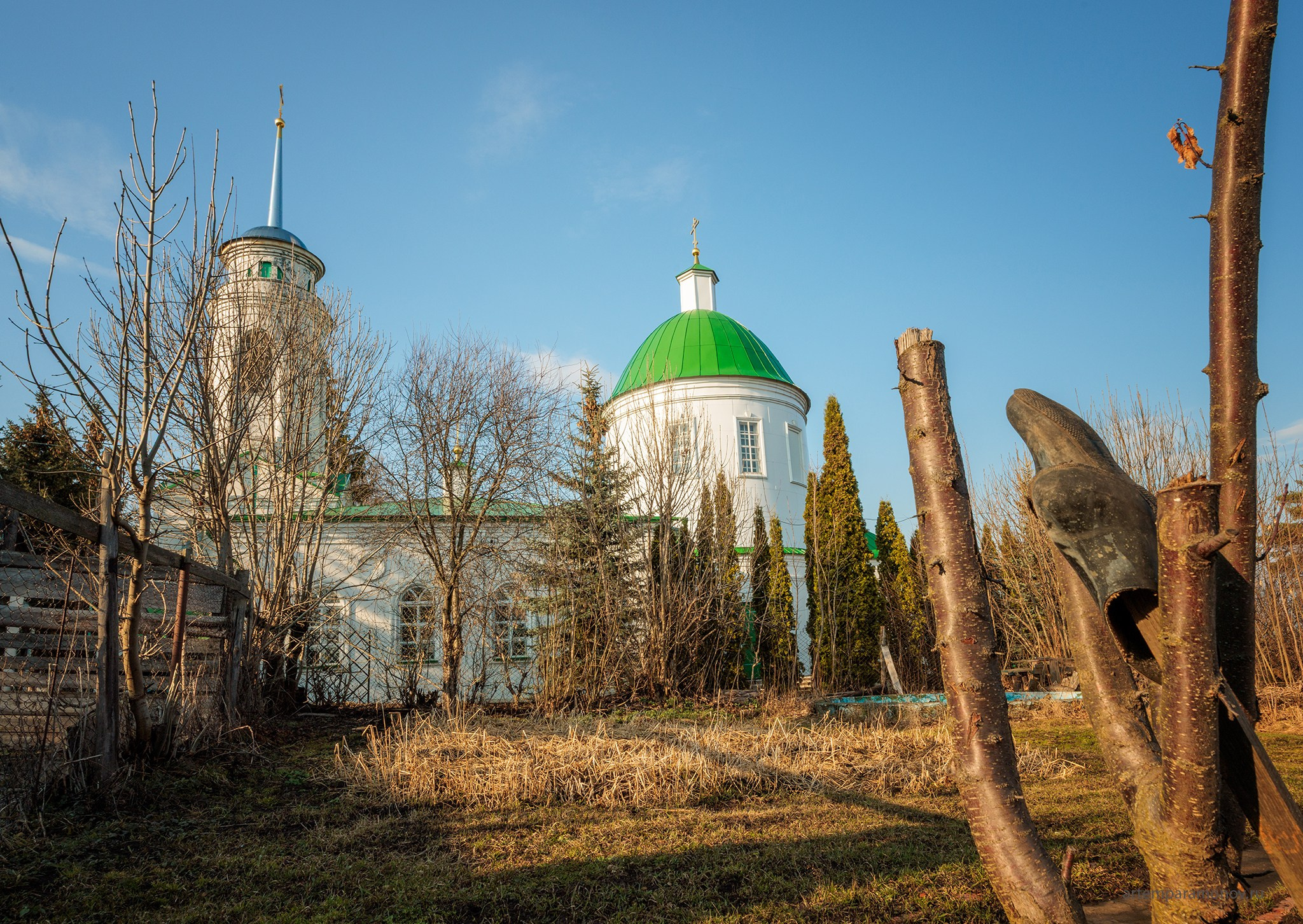 Ефремовский район. Церковь сергия Радонежского в Черкассах. Фотохудожник Артём Парамонов