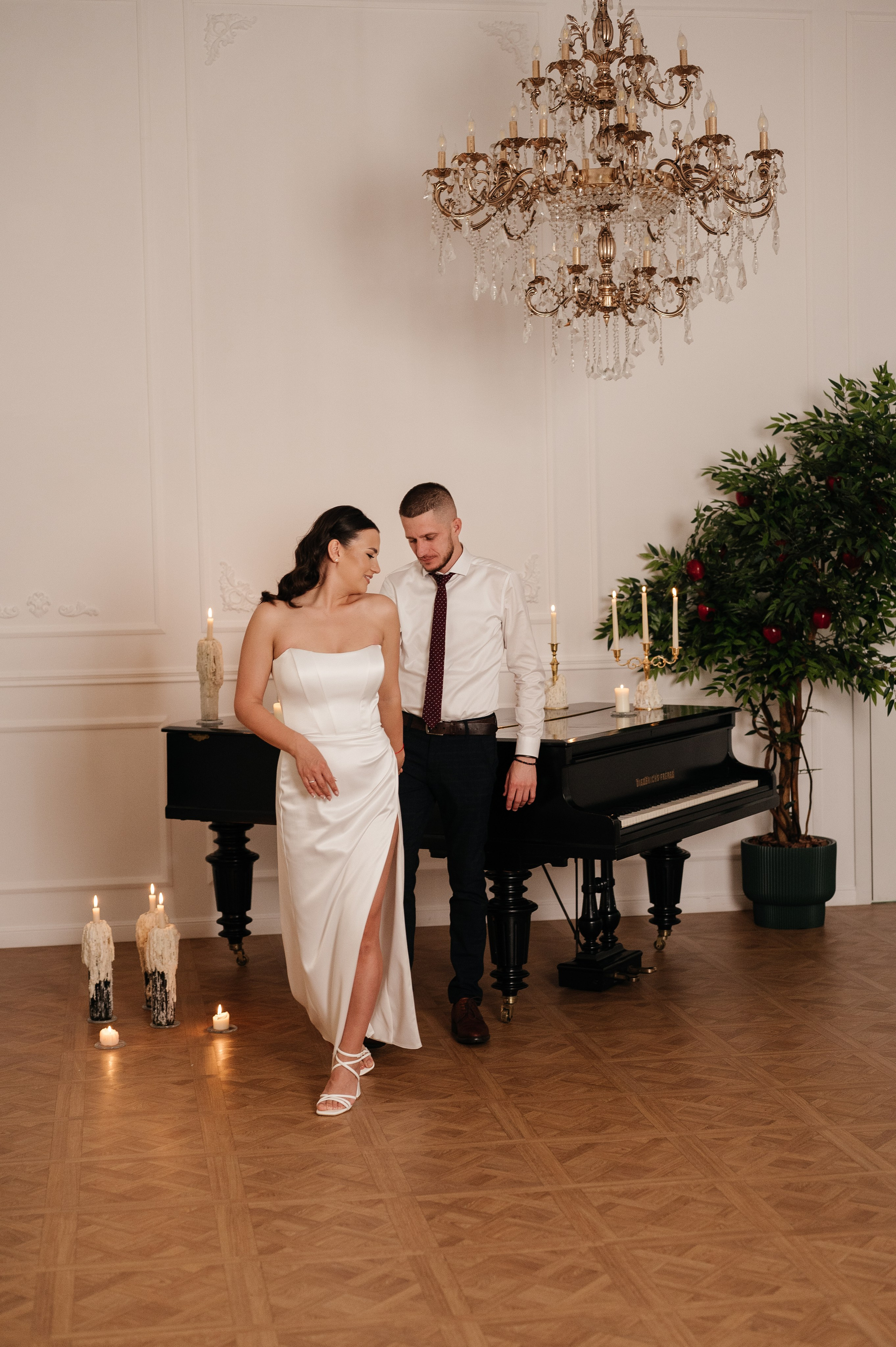 Свадебная фотосессия в студии. Свадебный и семейный фотограф в Краснодаре Алина Мельник