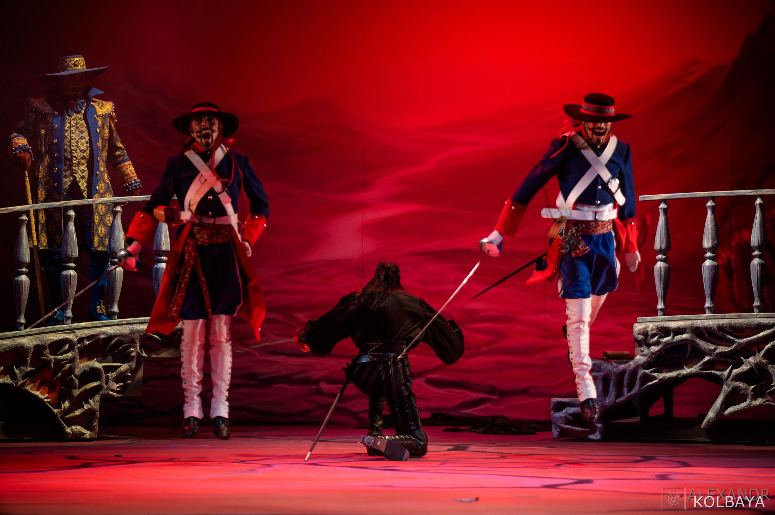 Мюзикл Зорро. Концертный и театральный репортажный фотограф в Москве Александр Колбая