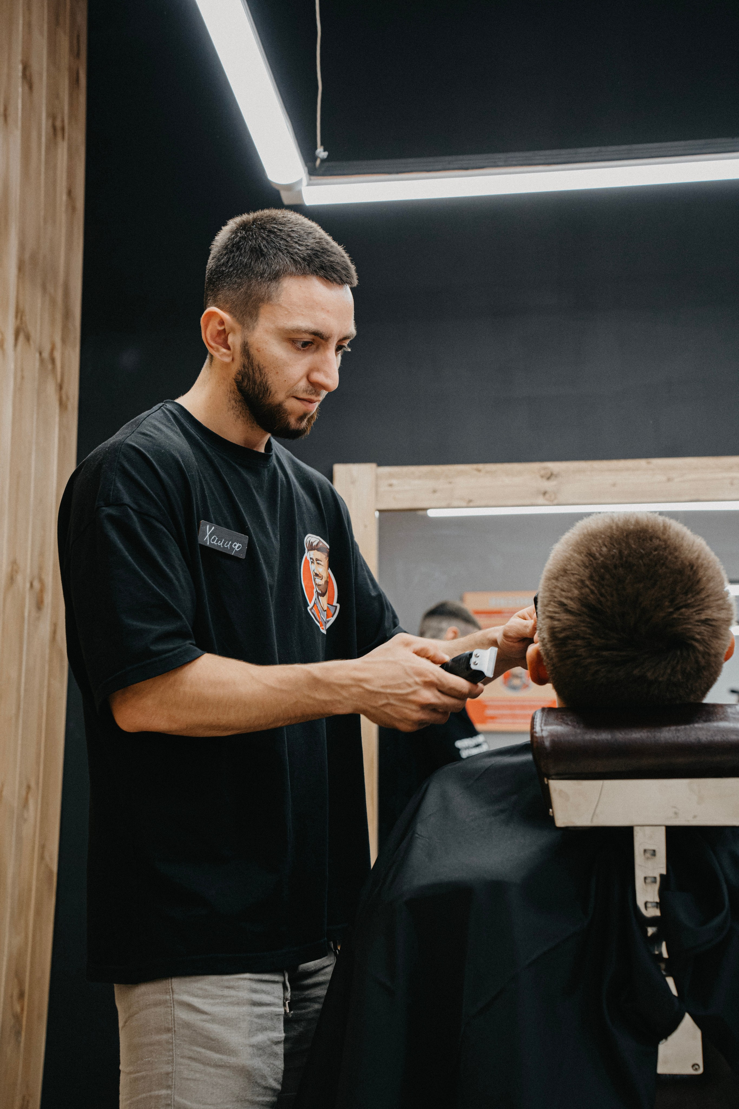 Барбершоп (открытие). Беккер Таня