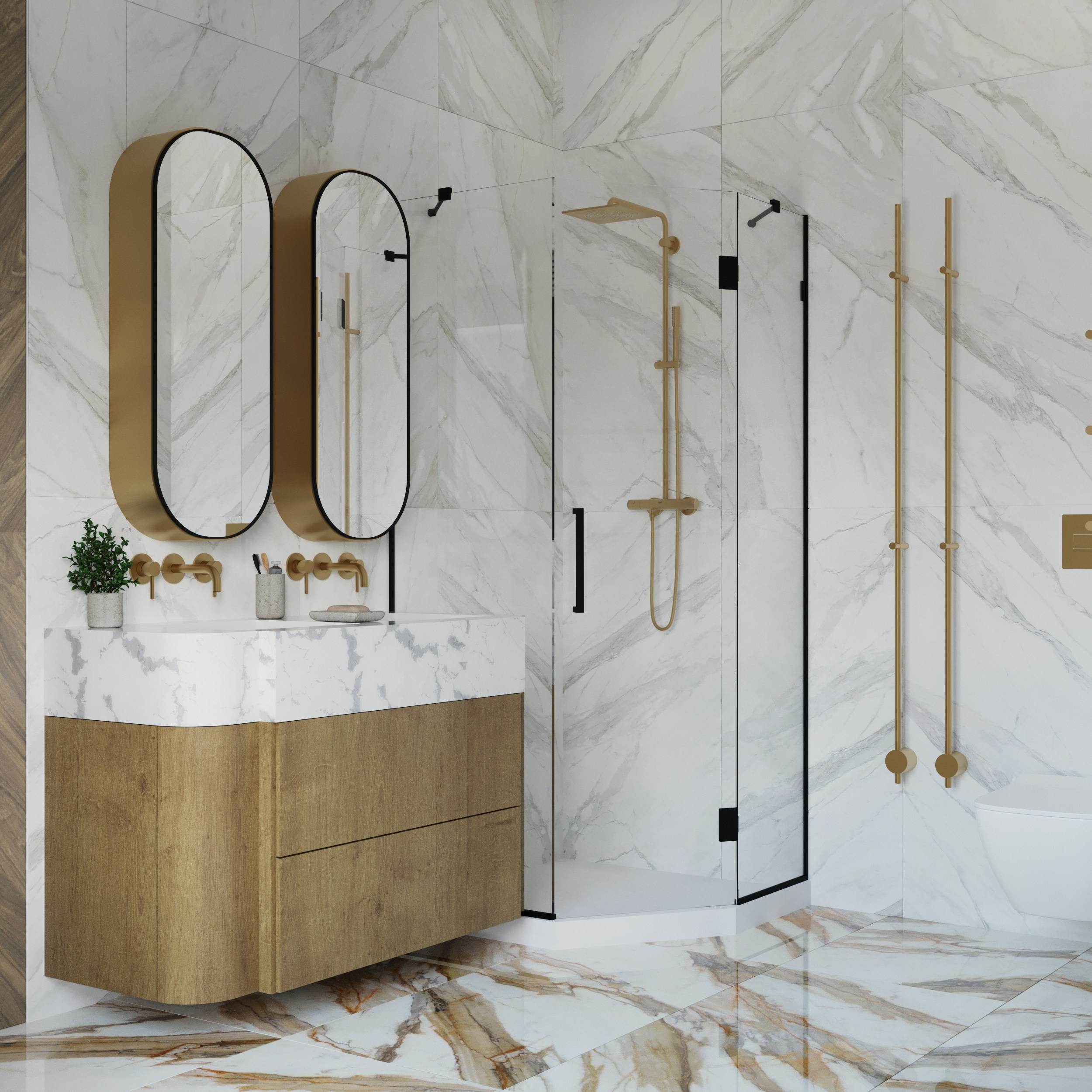 RIVERSKY / 107 м². Inside Form — студия, где проект начинается не с стен, а с человека. Индивидуальный подход, живой стиль