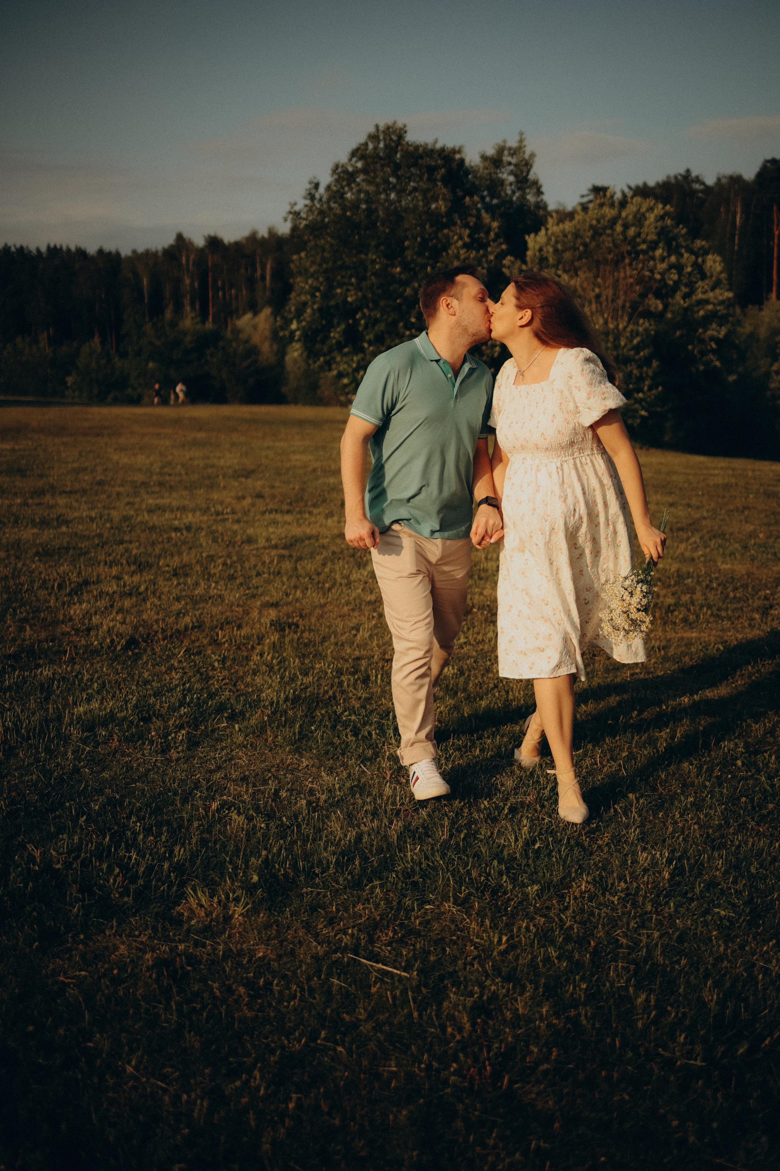 Беременная съемка в парке. Семейный фотограф в Москве и Люберцах Юлия Гуськова