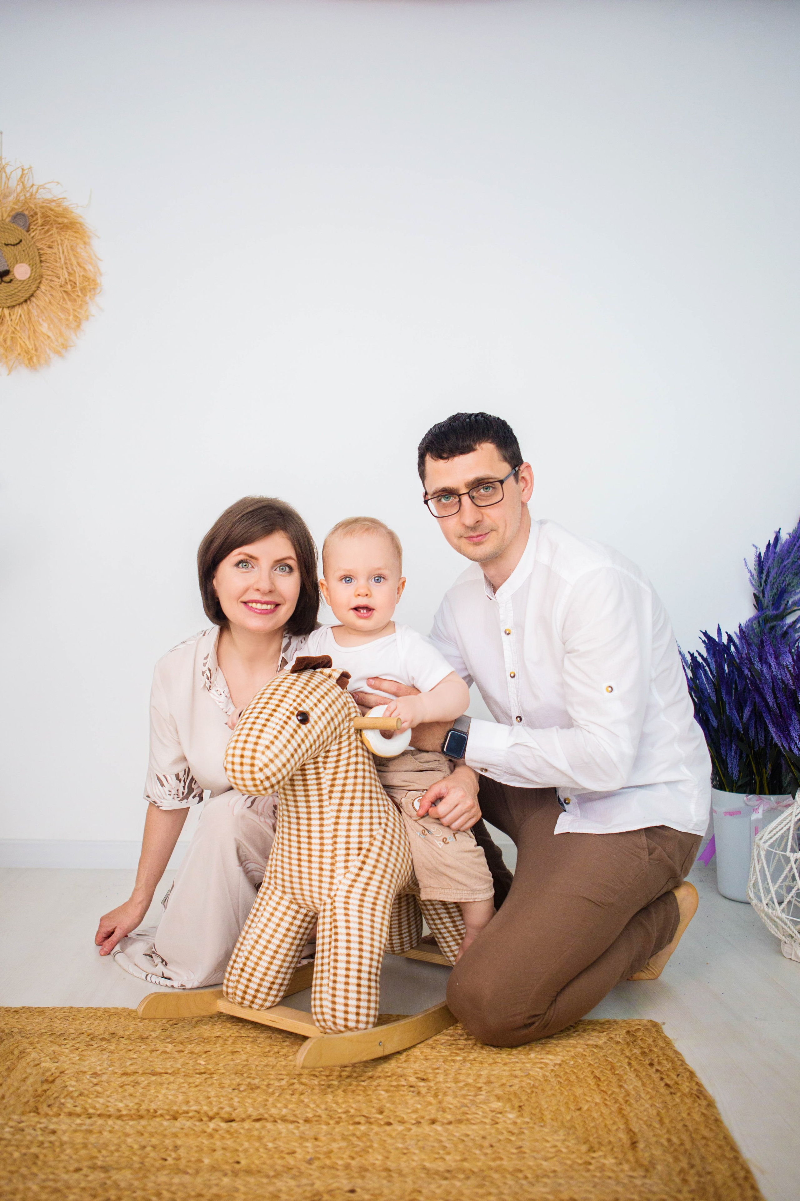 Тёма, 1 год. Фотостудия «Пшеница». Свадебный семейный и детский фотограф в Краснодаре Карина Федоровская