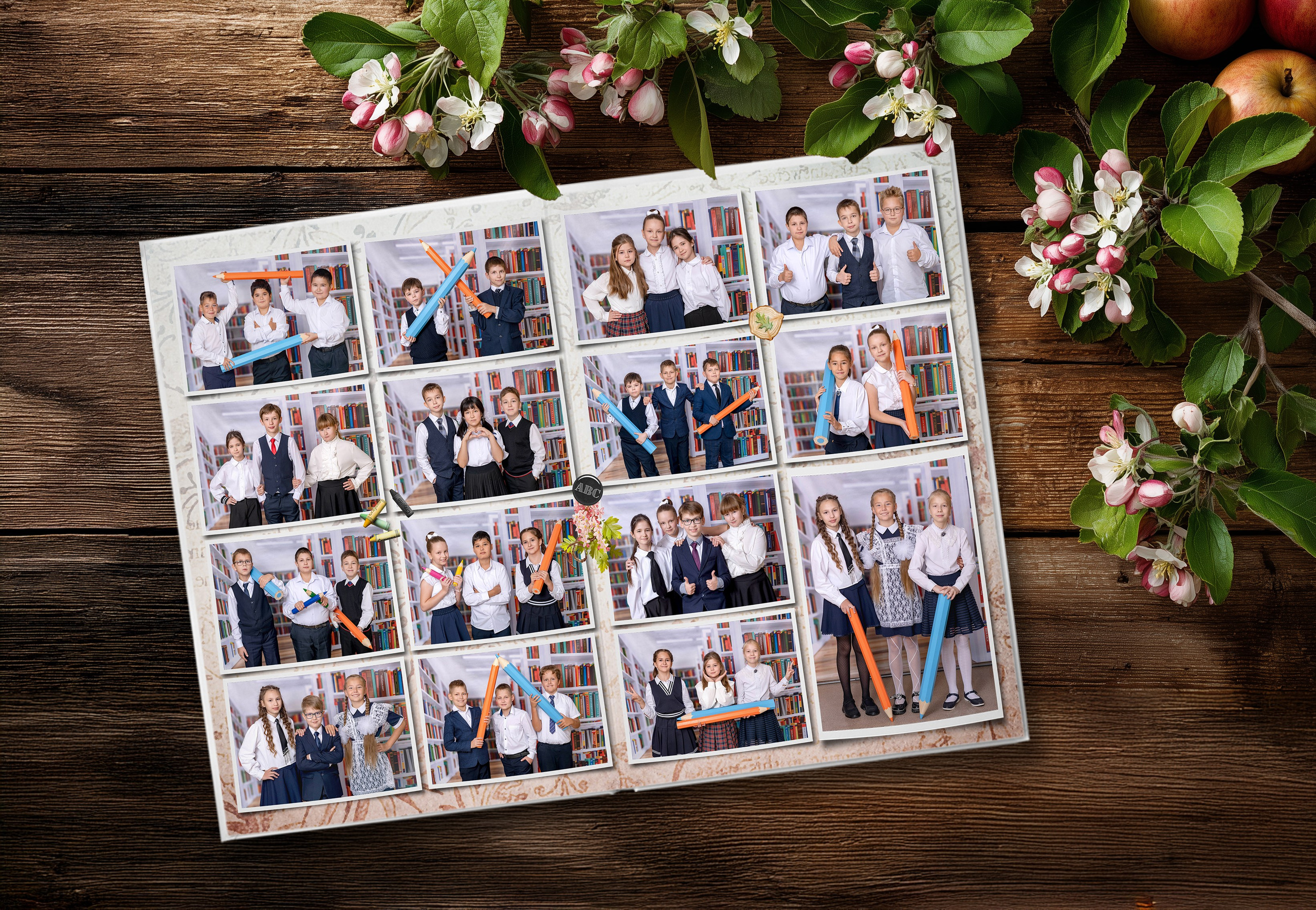 Альбом на 3 разворота. Выпускные альбомы в Подольске Москве и МО