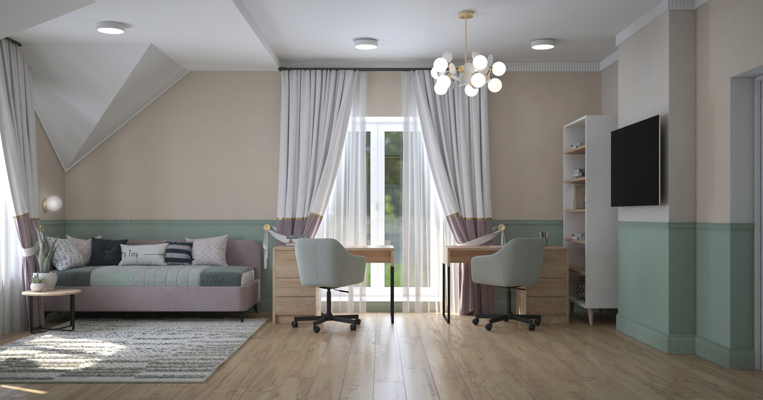 Интерьер загородного дома в стиле прованс. RASEN DESIGN. Архитектурные проекты зданий, интерьеров и благоустройства