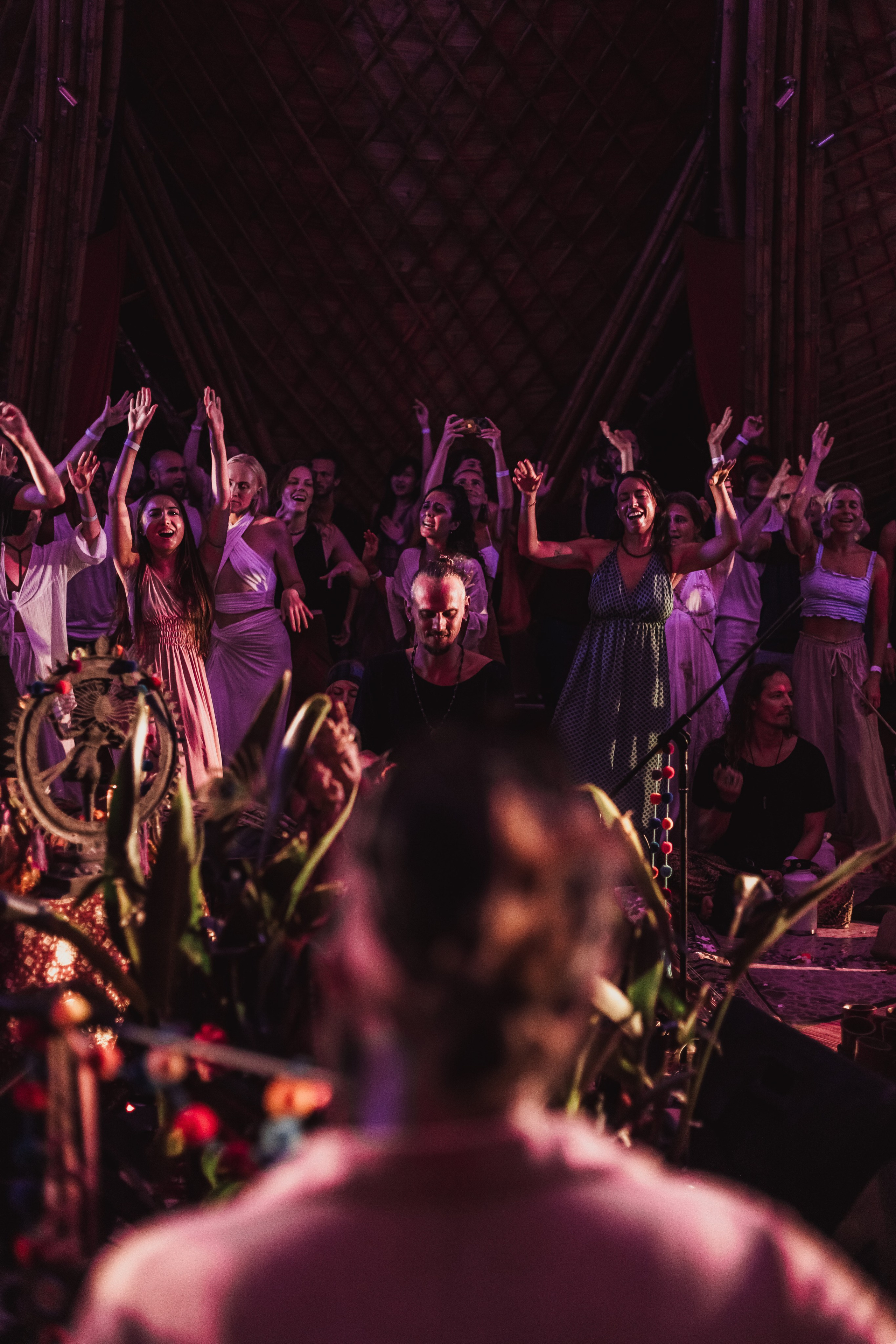 Hanuman Project kirtan at Alchemy april. Mariam Bagdasaryan