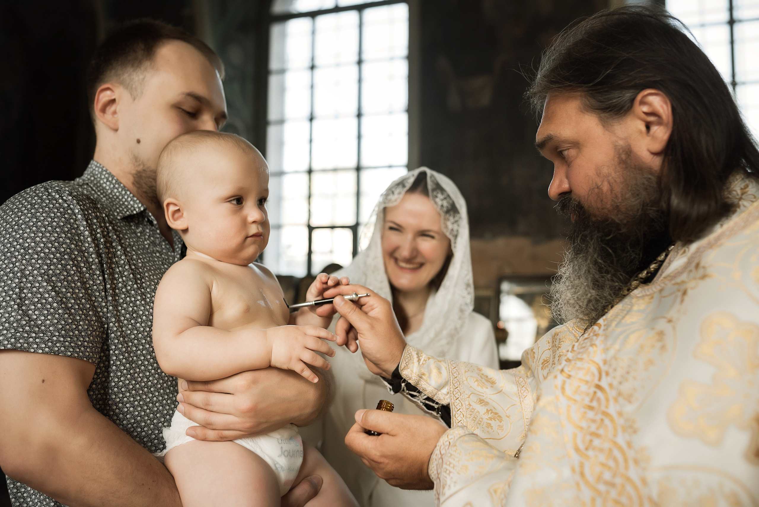 Крещение Ивана _ Храм Преображения Господня. Семейный фотограф в Ростове-на-Дону Татьяна Литвинова