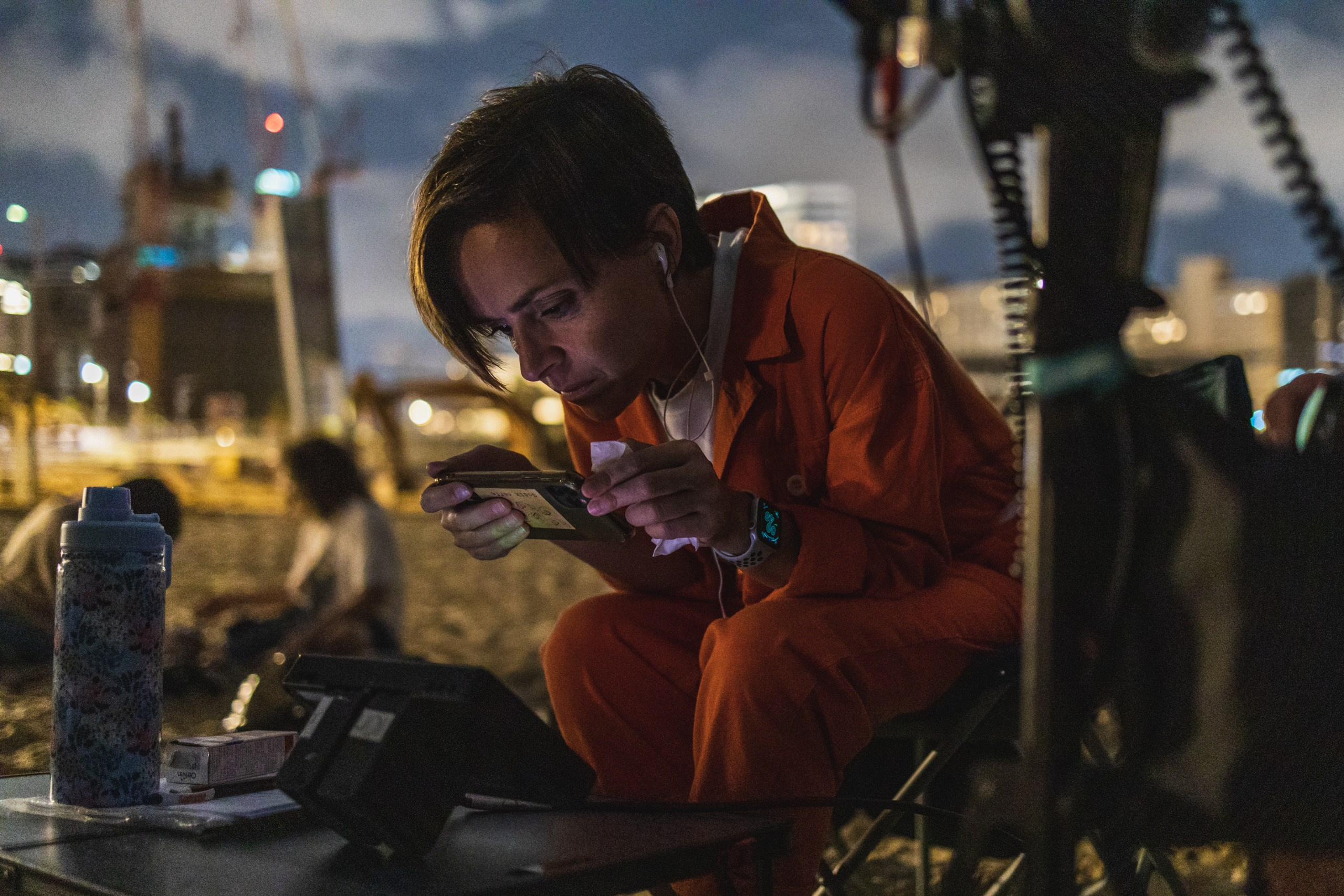 “Buddy” backstage