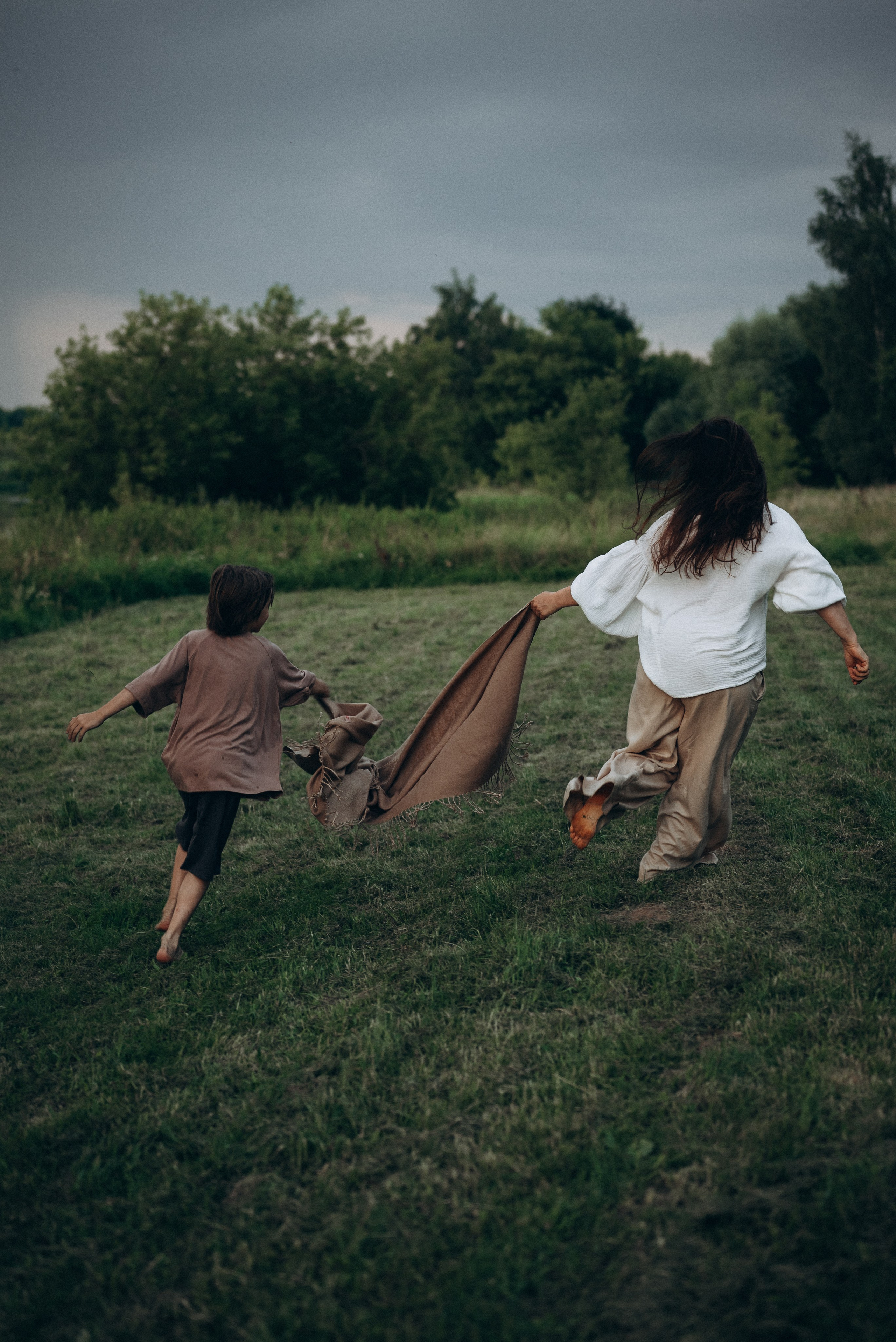 Игры на закате. Семейный фотограф в Москве Дарья Пузикова