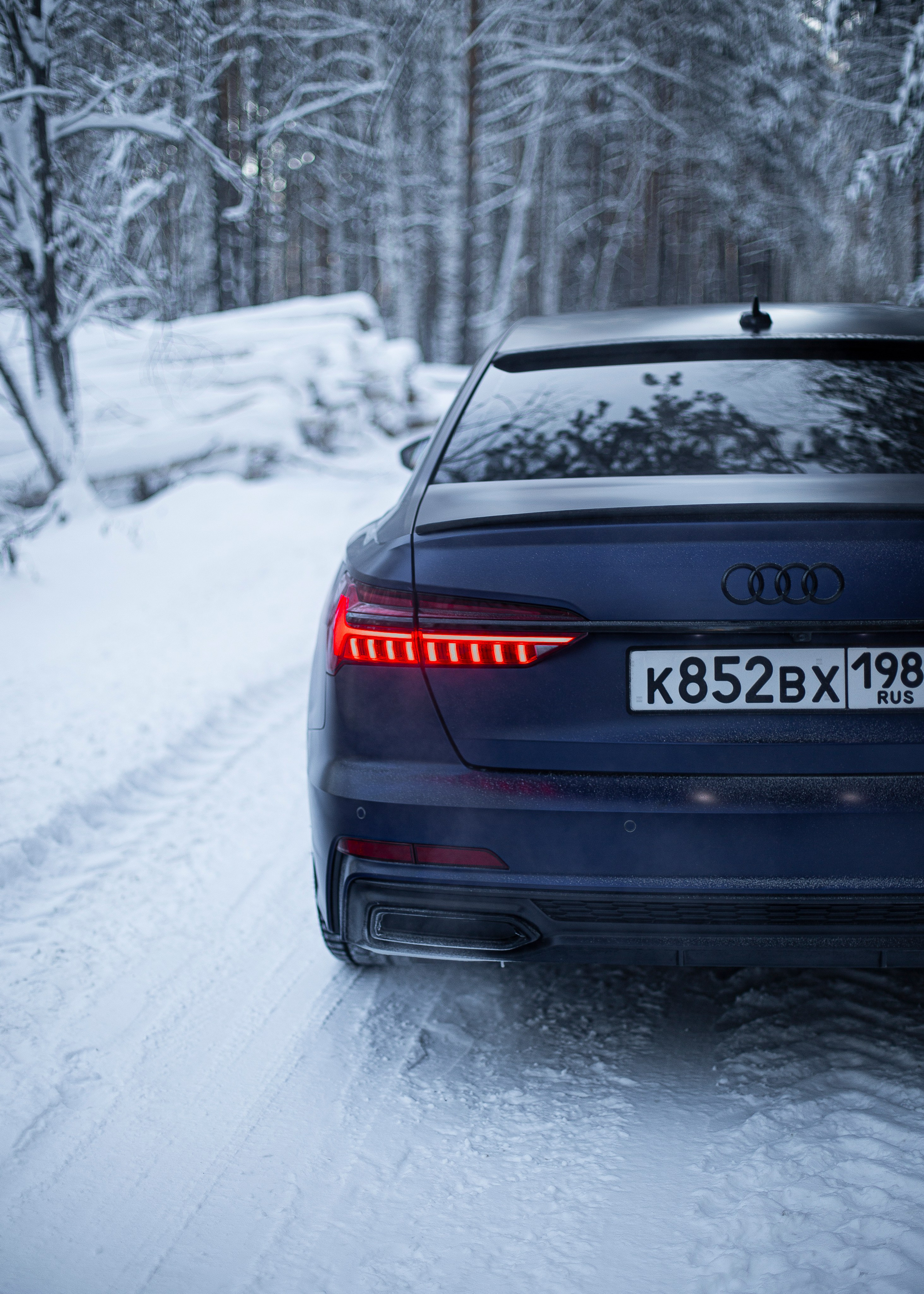 Audi A6 Winter mode. Автомобильный фотограф в Екатеринбурге Сергей Эндерс