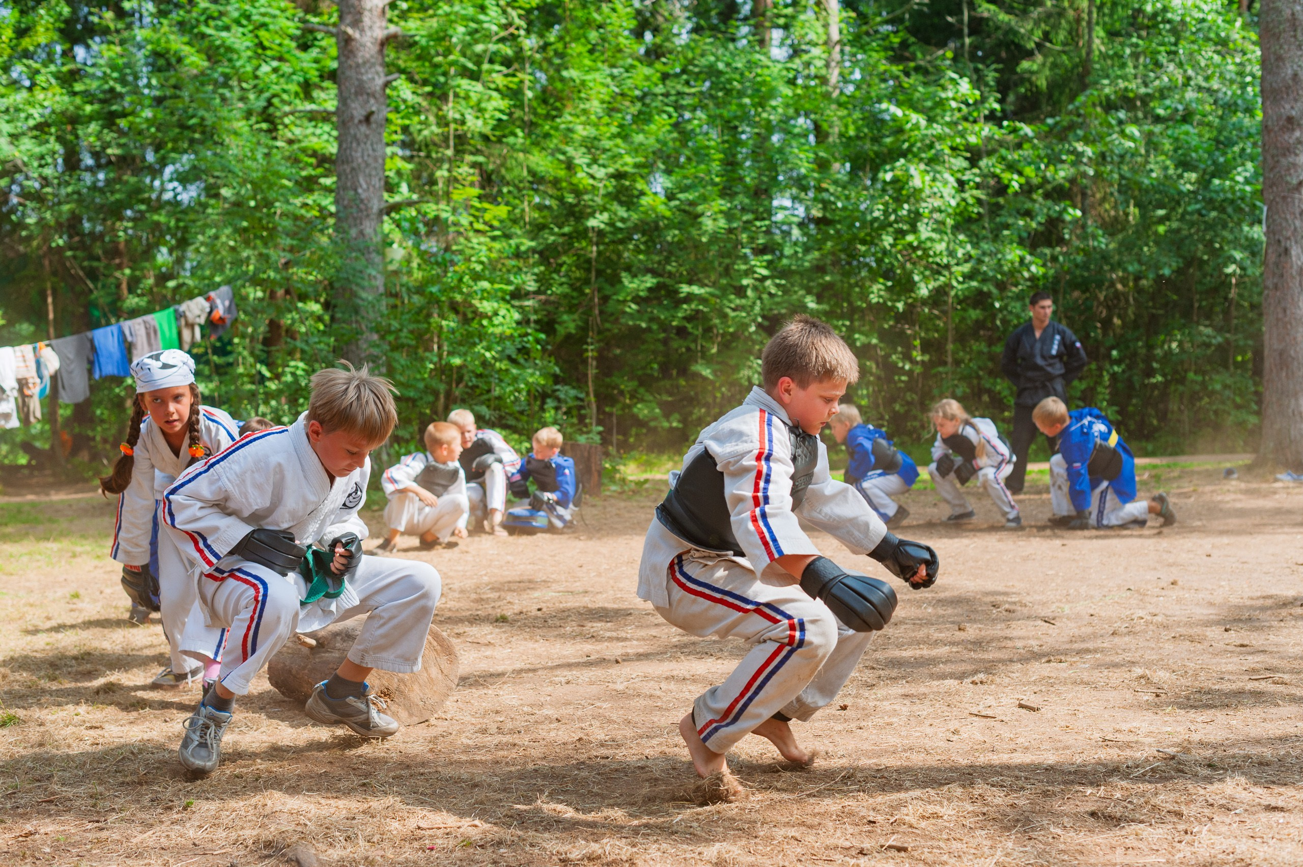 Летние тренировочные боры Школы Боевых Искусств «МОН», Валдай 2011 г. тренировки