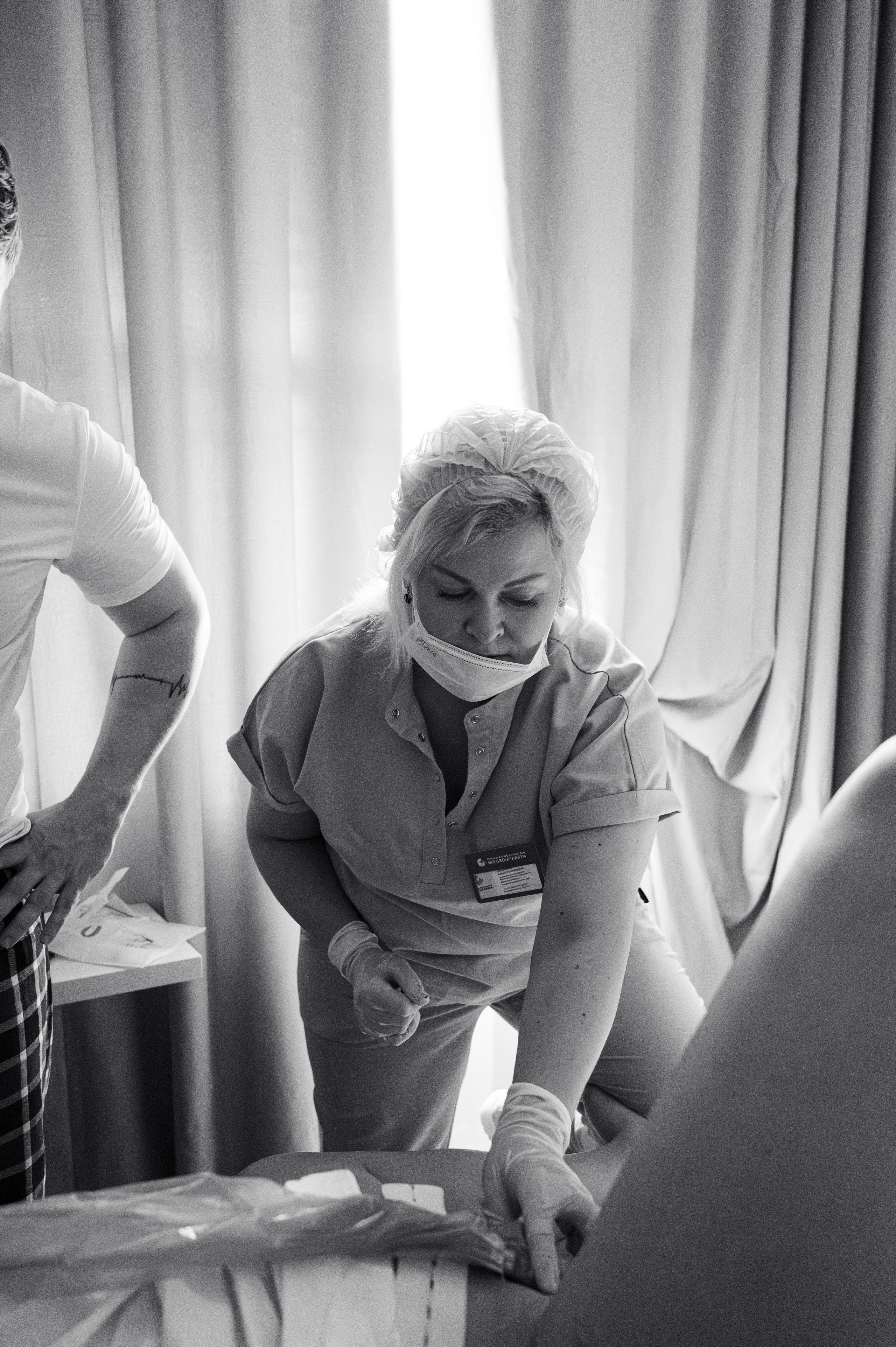 Савелий родился в МД Лахта / Ивченкова Е.Н. / Куницына Е. Фотограф на роды СПБ Юлия Герасимова