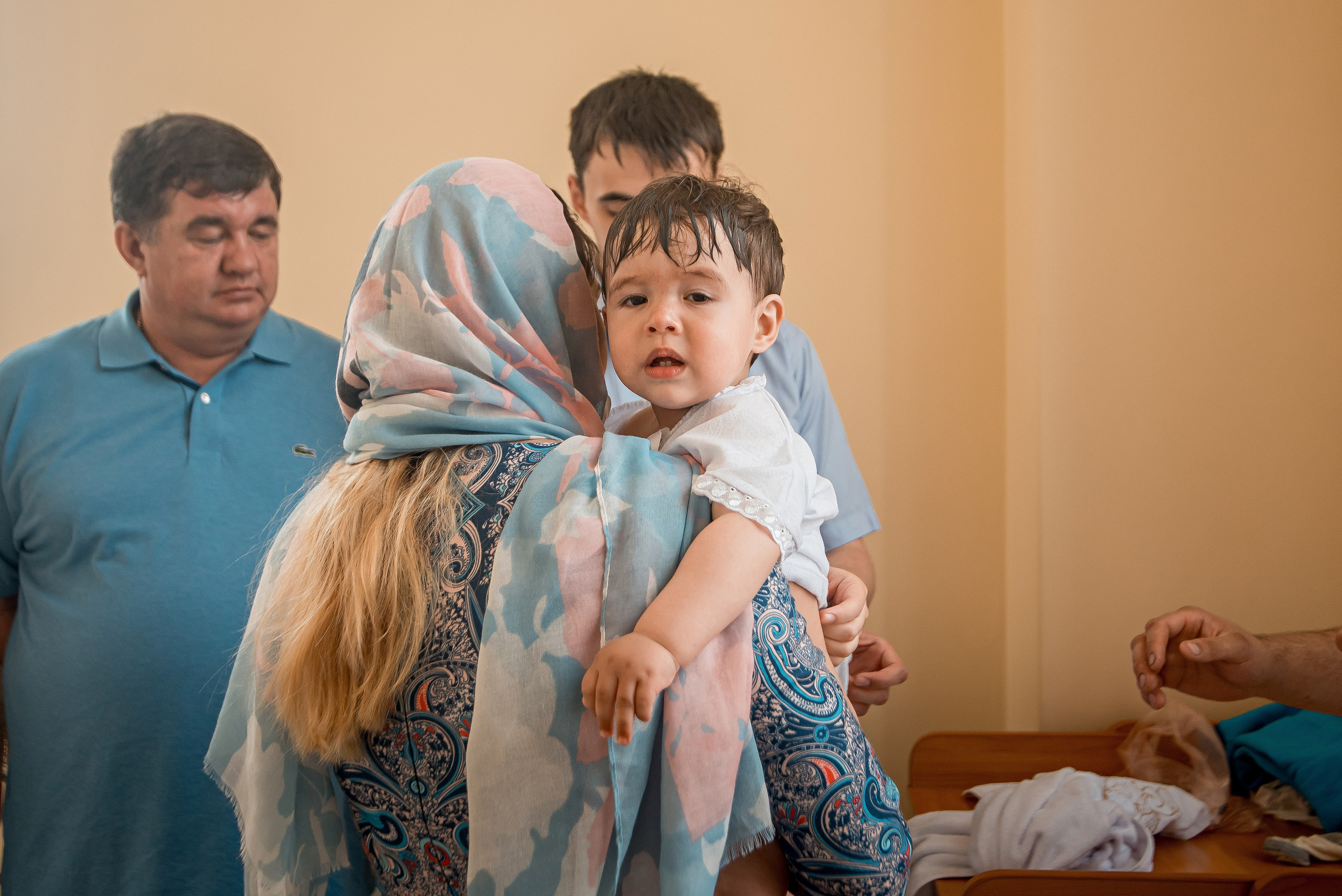 Крещение Матвея. Фотограф Мария Стрелкова