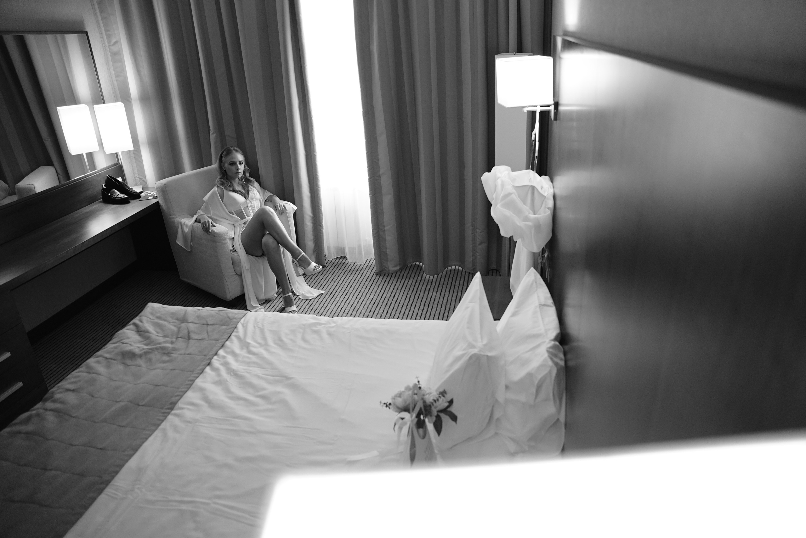 Никита и Галина чб. Свадебный фотограф в Самаре Анна Ковалева