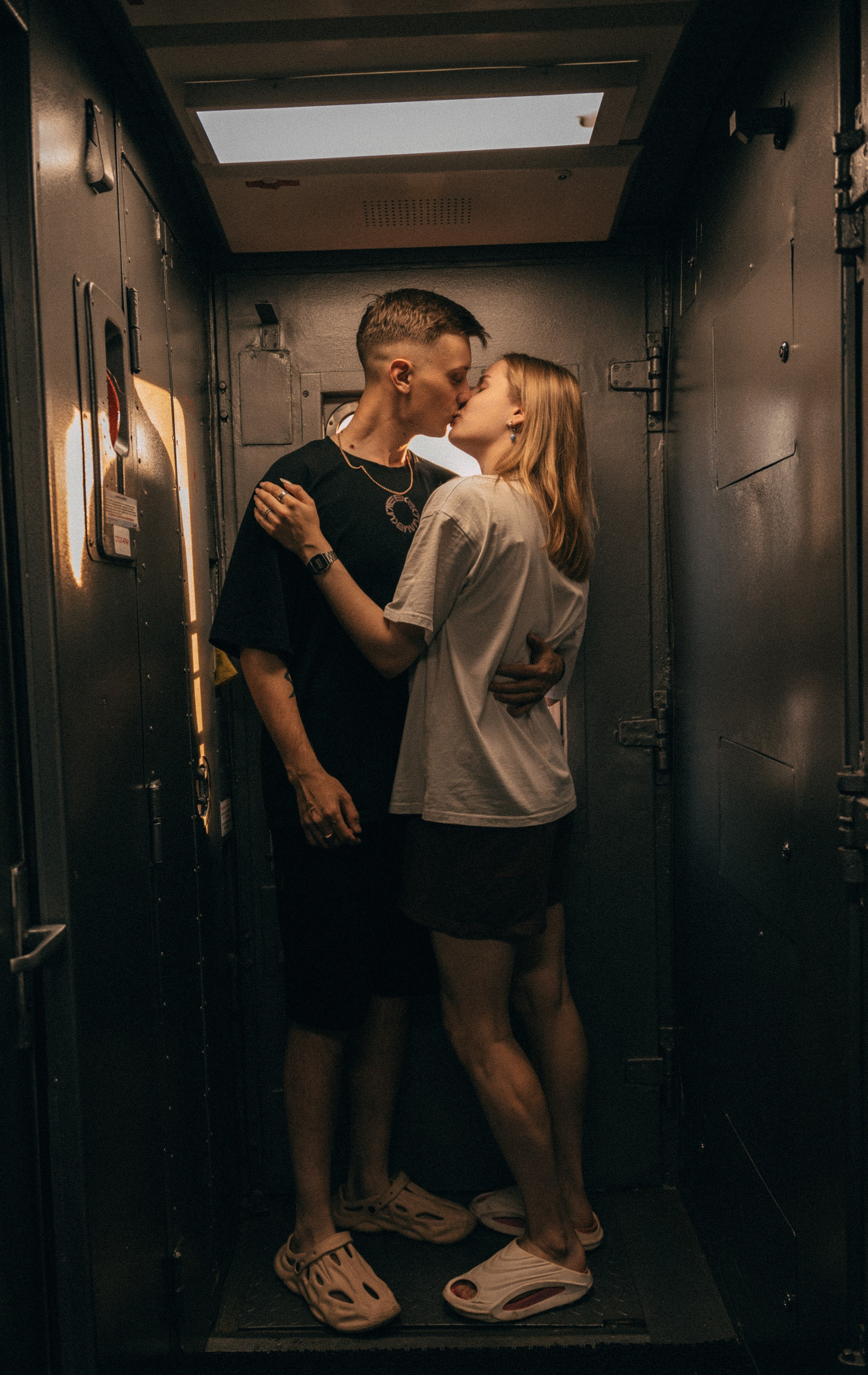 Парная фотосессия в поезде. Фотограф в Санкт-Петербурге Федосова Елизавета