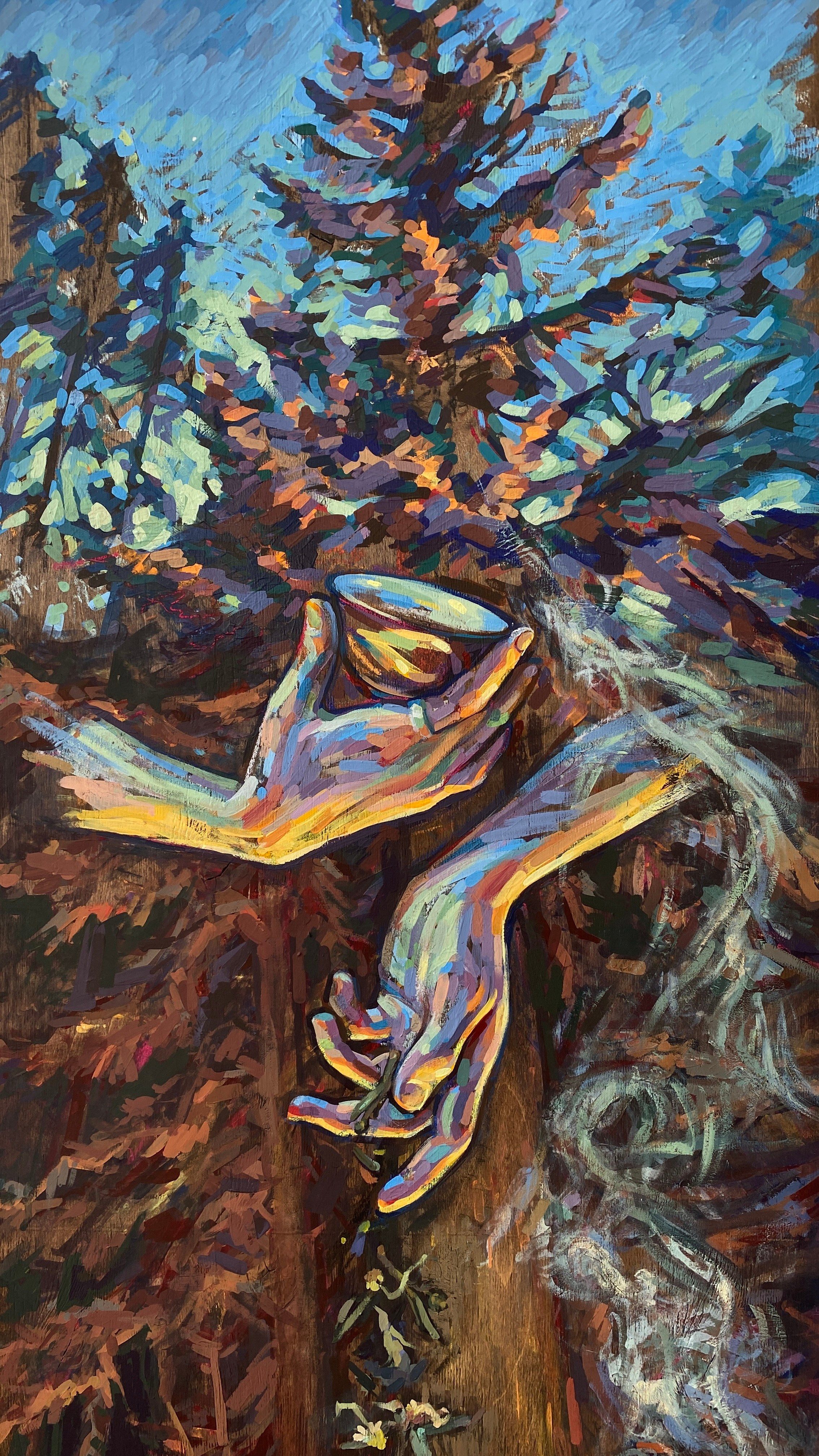 Чайная картина. Саша Гдетотам