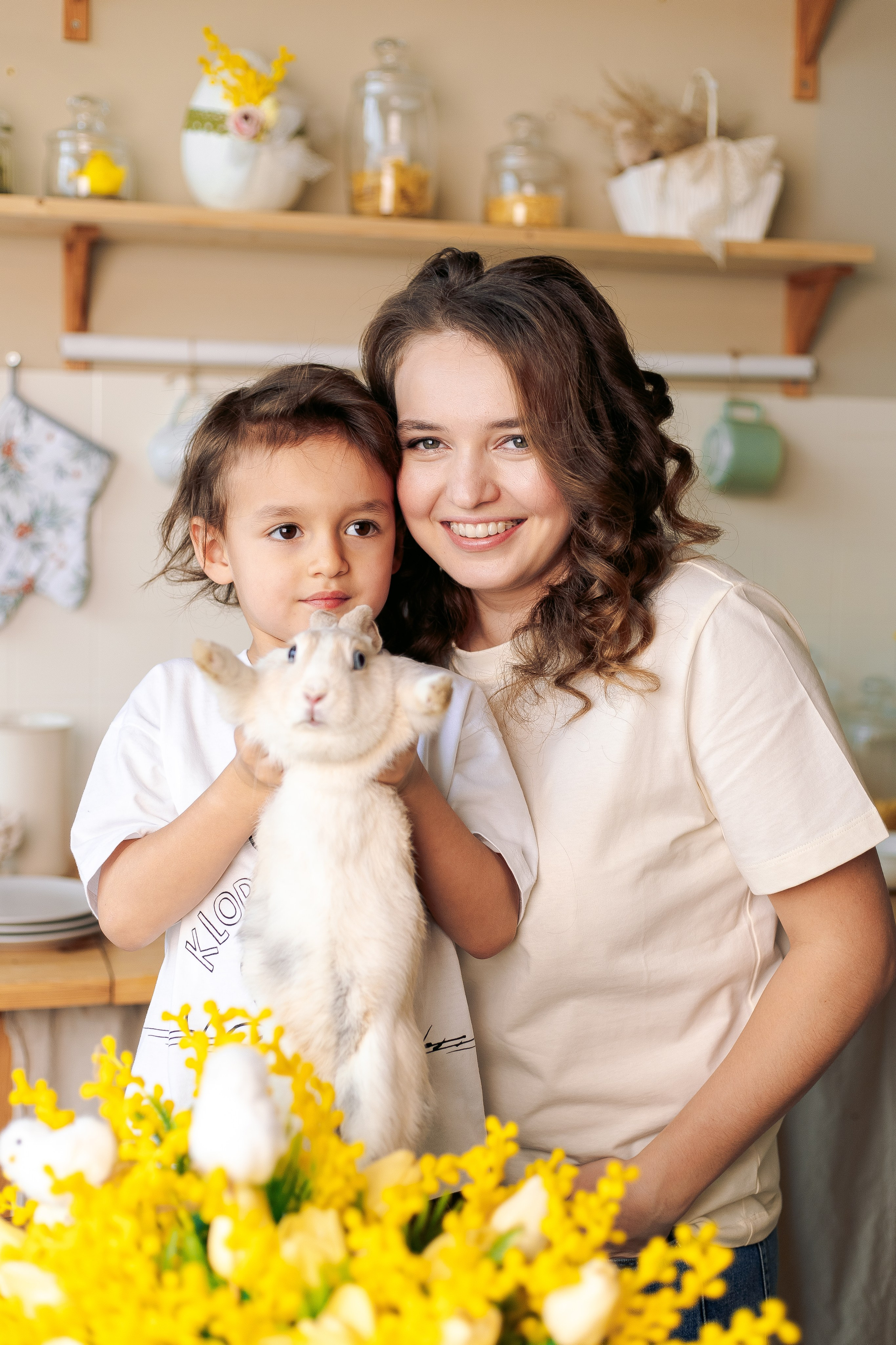 Семейная пасхальная фотосессия в студии Daily. Фотограф в Санкт-Петербурге, Анна Скворцова