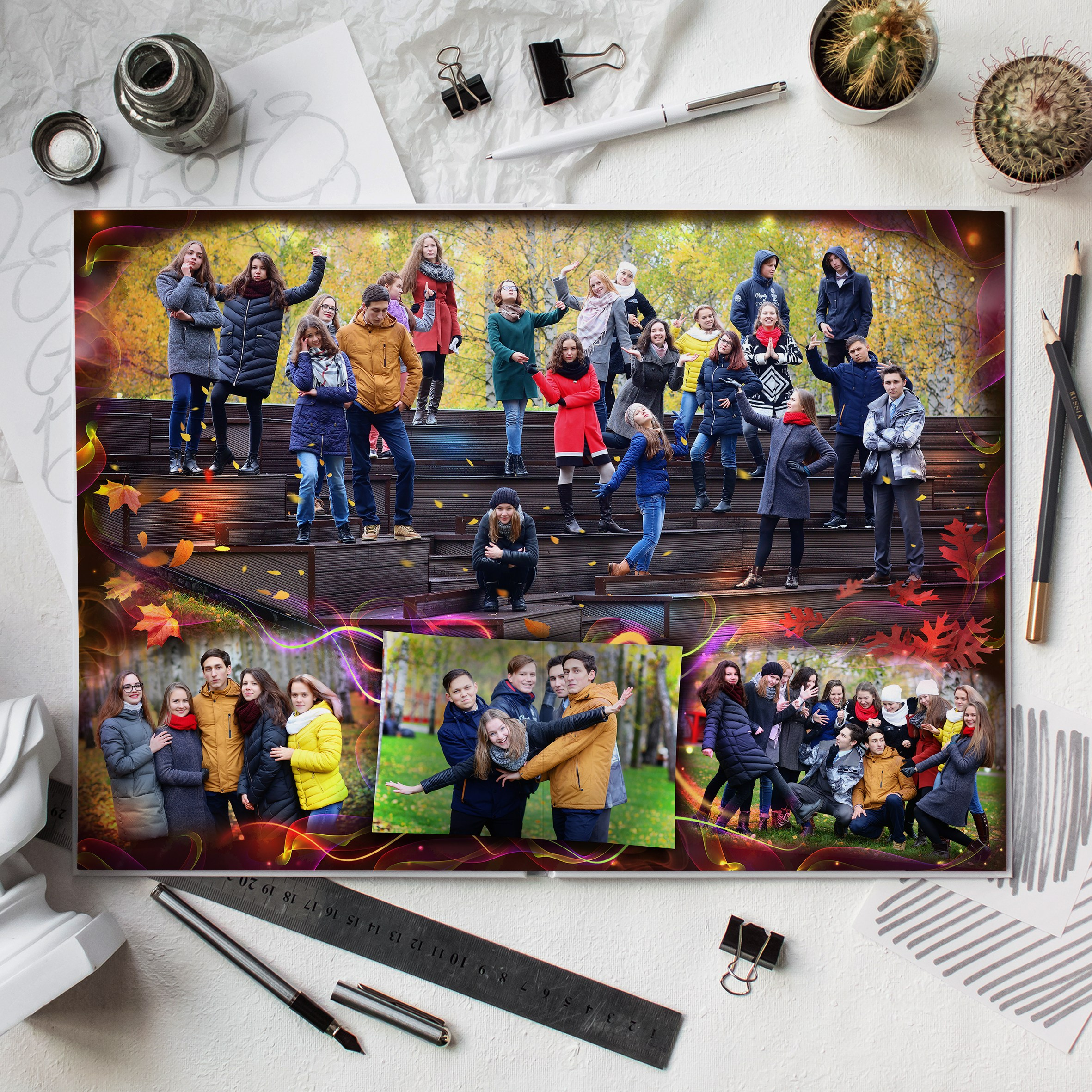 Ночной город. Современные выпускные альбомы. Мы делаем не просто альбомы, а стильные фотокниги