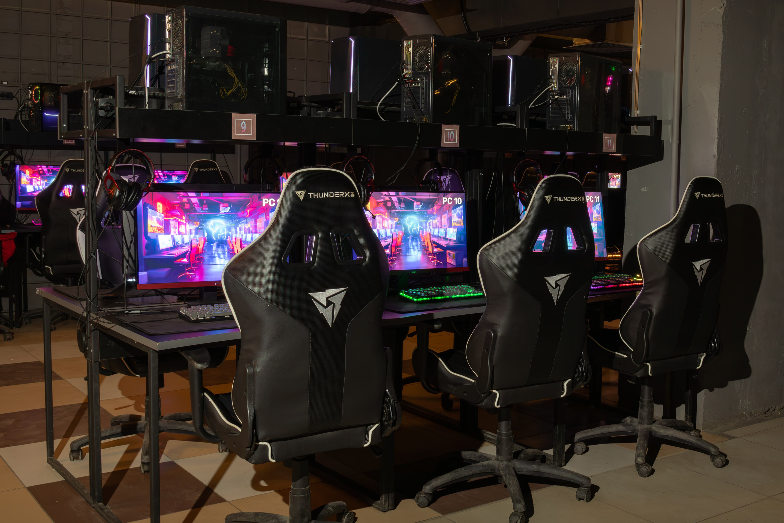 Интерьер | Компьютерный клуб. Фотограф в Казани