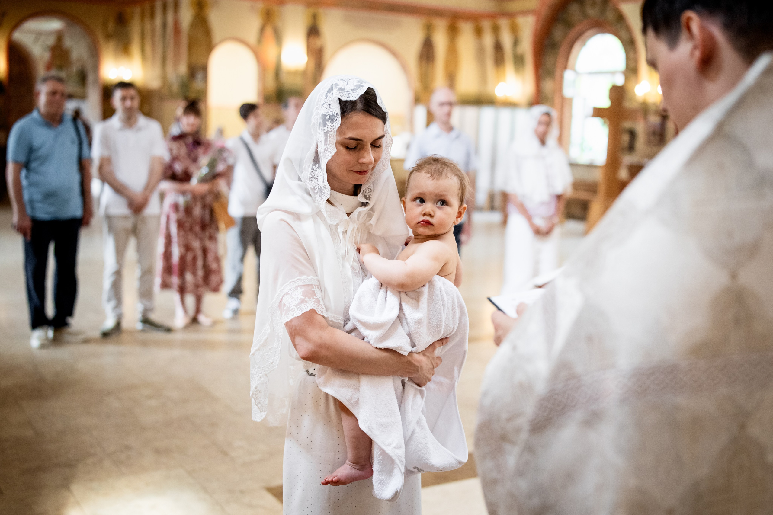 Крещение Евангелины. Уникальный фотограф на крещение и венчание. Москва