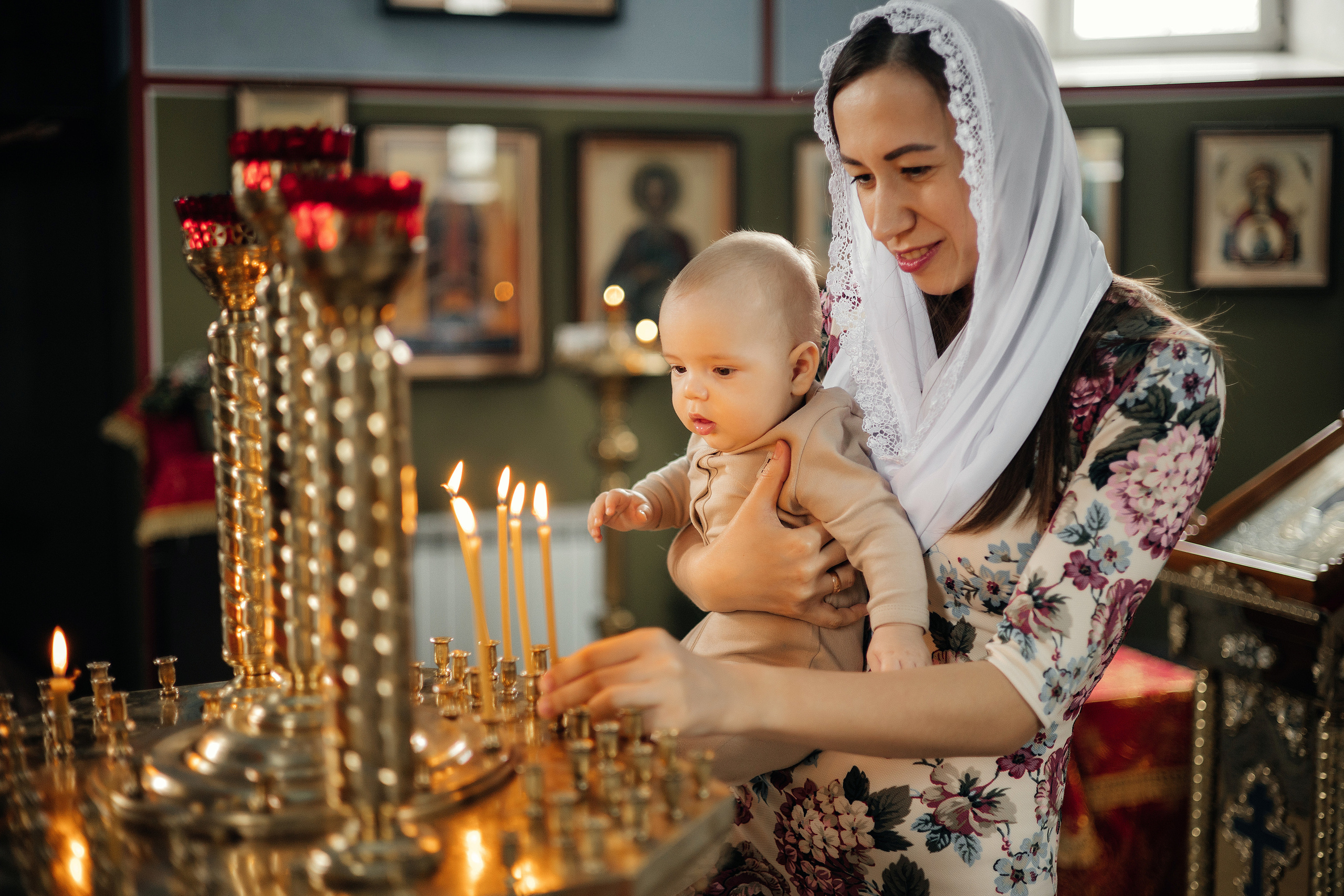 Таинство крещения. Свадебный/семейный фотограф Майкоп Галина Кизилова
