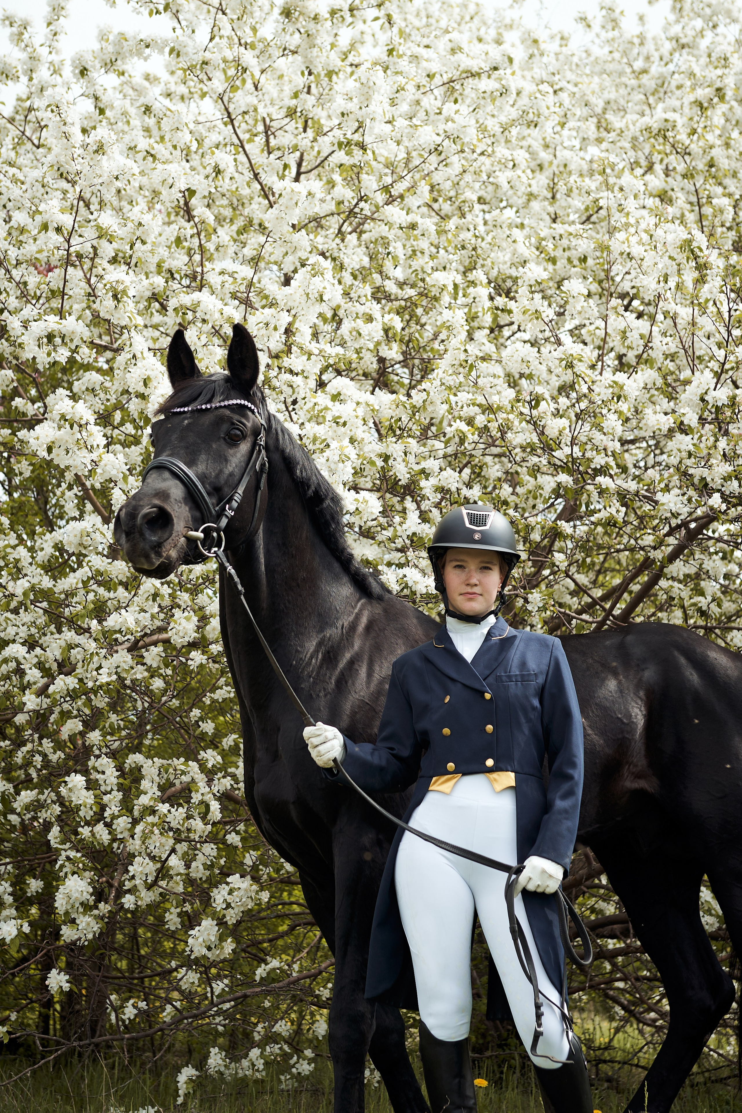 Полина и Парламент. Фотосессии с лошадьми в Москве, Новосибирске