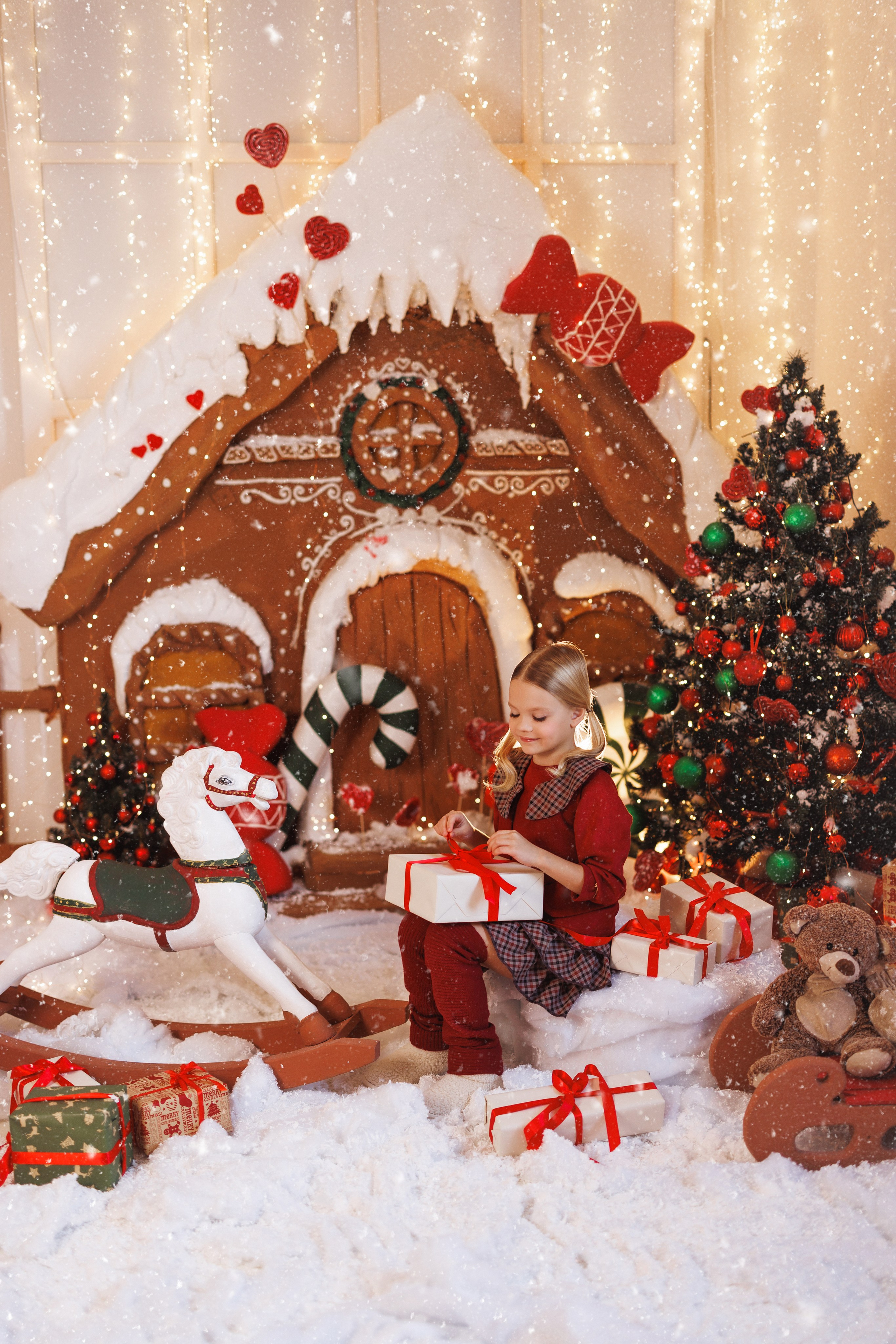 Детская новогодняя фотосессия в фотостудии «Alice», город Краснодар. Семейный и детский фотограф в Краснодаре Анна Трашкова