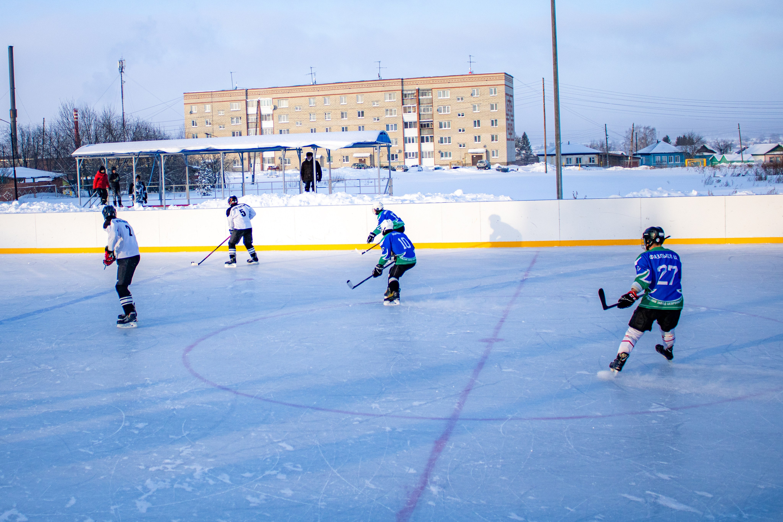 Хоккей г.п Атиг-г.п Дружинино