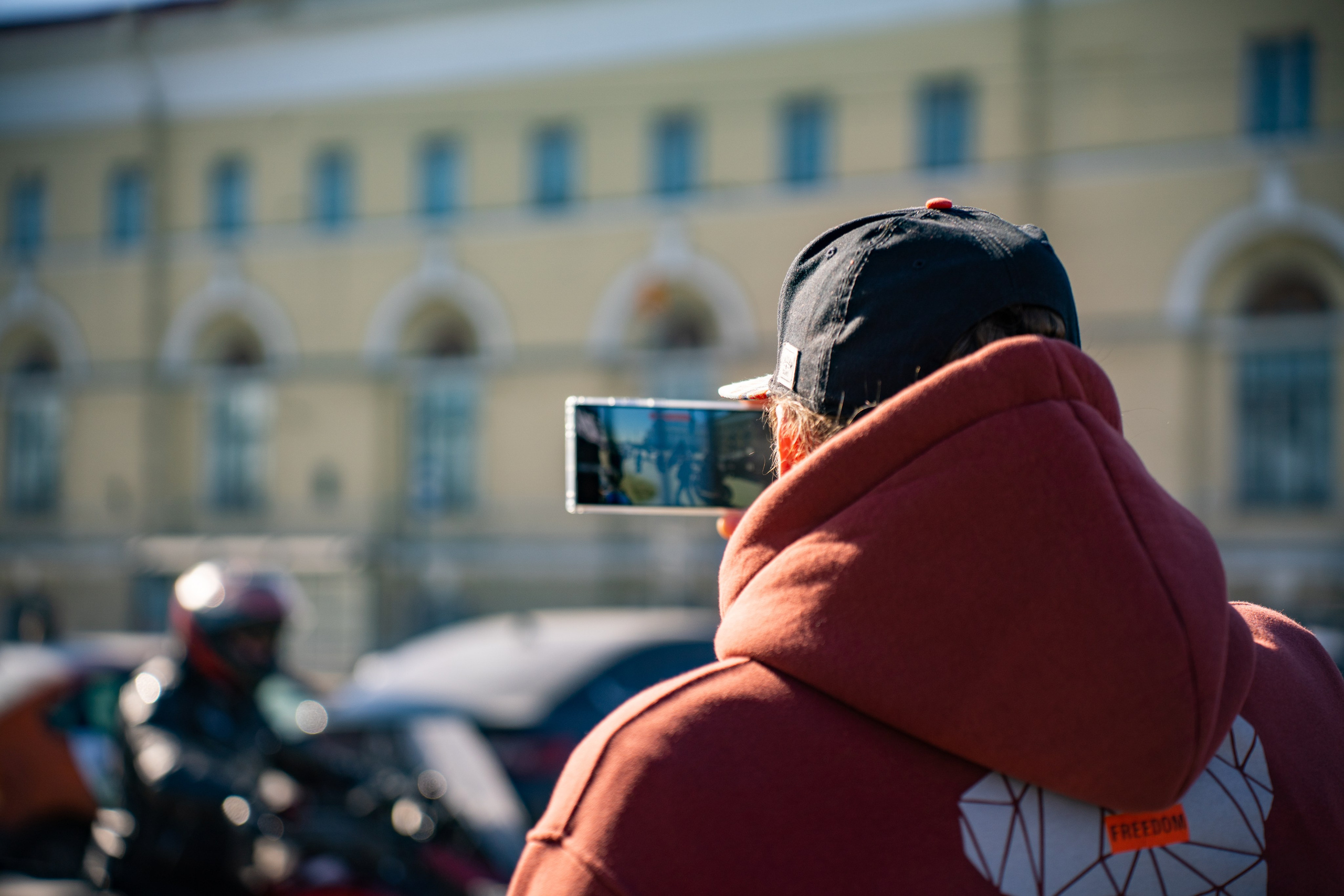 Весенний прохват мотоклуба Normans Riders MC. Концертный и репортажный фотограф в Санкт-Петербурге Слава Пахомов