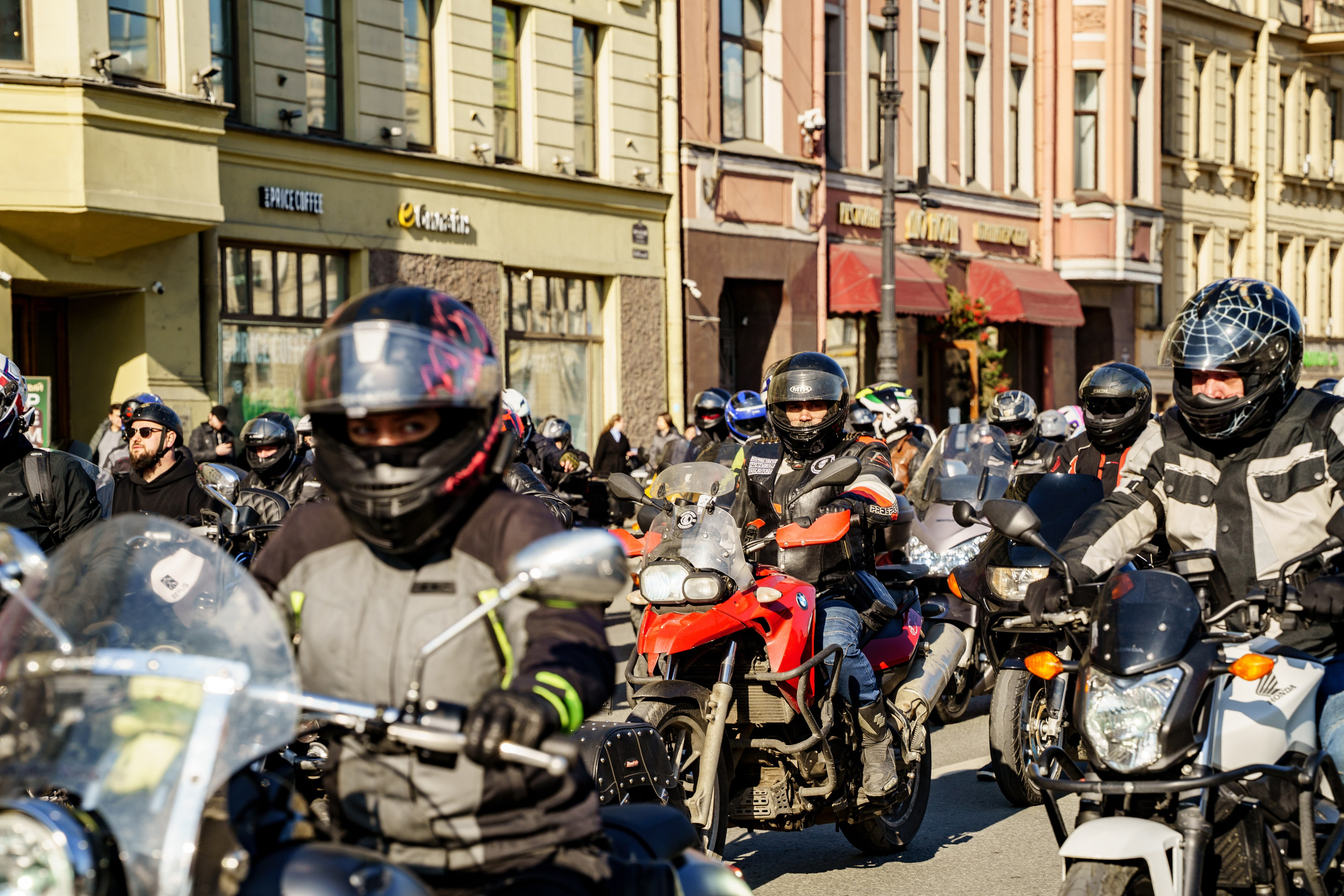 Прохват мотоклуба Norman Riders ч.1. Концертный и репортажный фотограф в Санкт-Петербурге Слава Пахомов