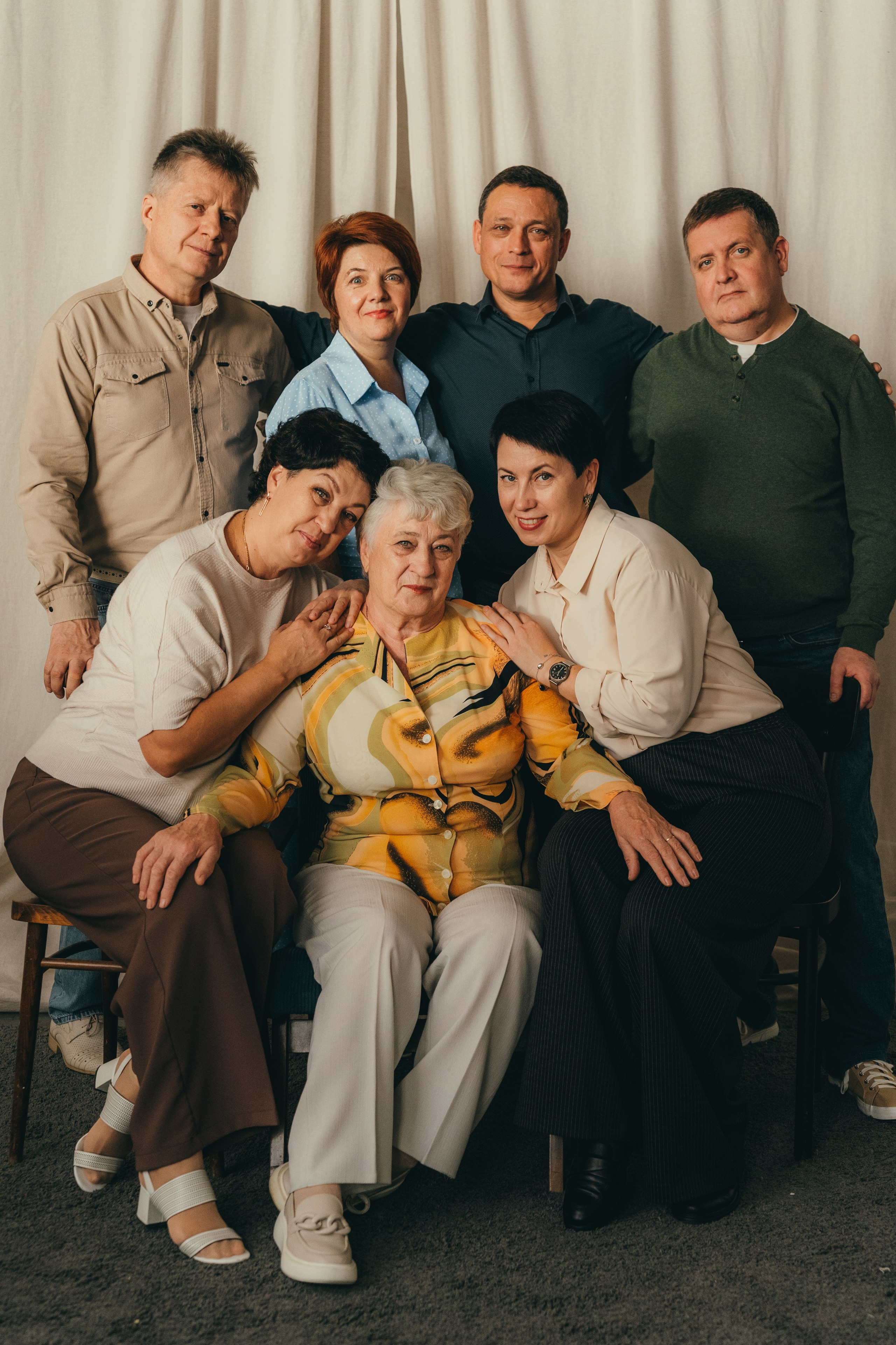 Большая семья. Семейный фотограф • Домашние съемки в Нижнем Новгороде