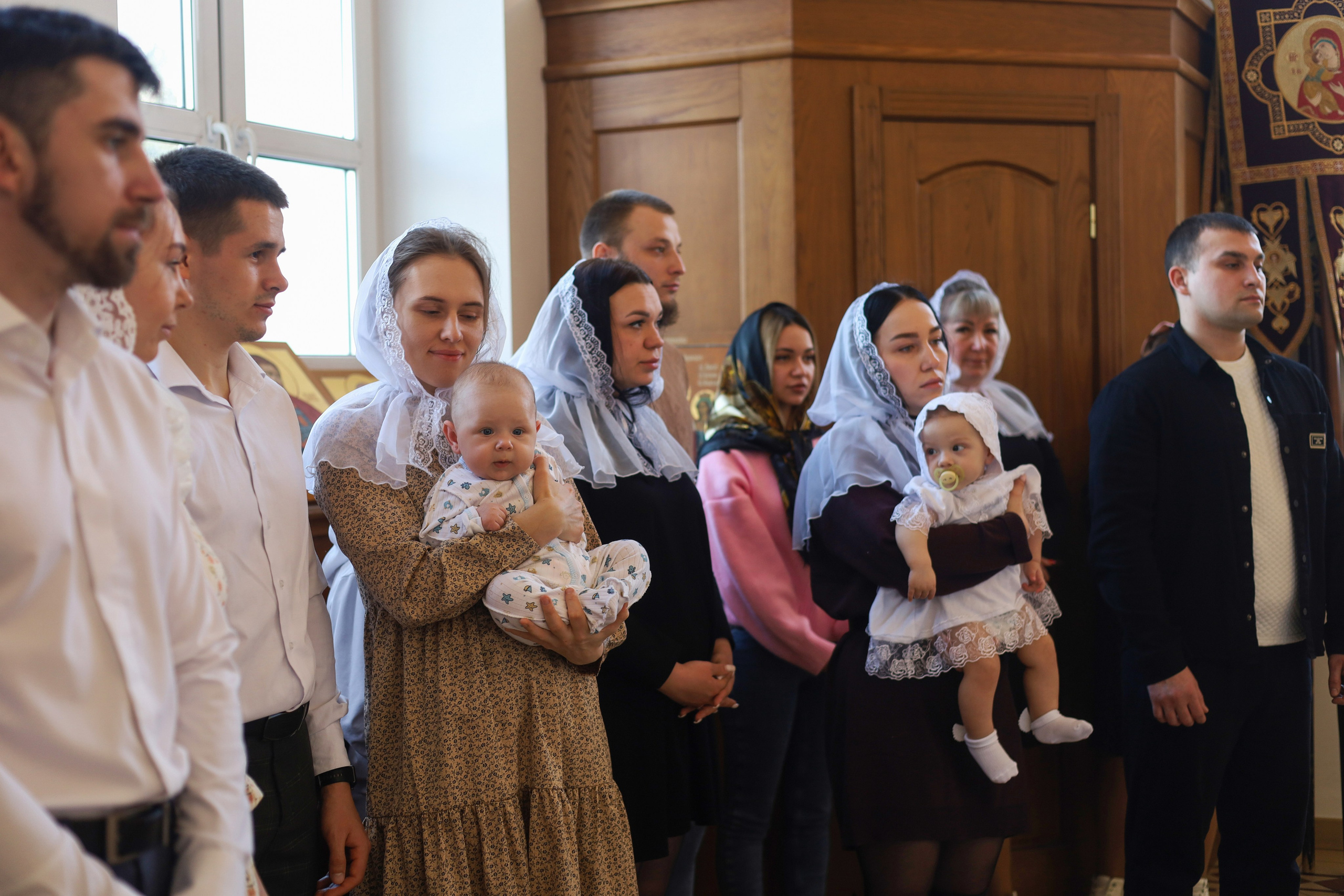 Таинство крещения. Фотограф новорожденных Саратов