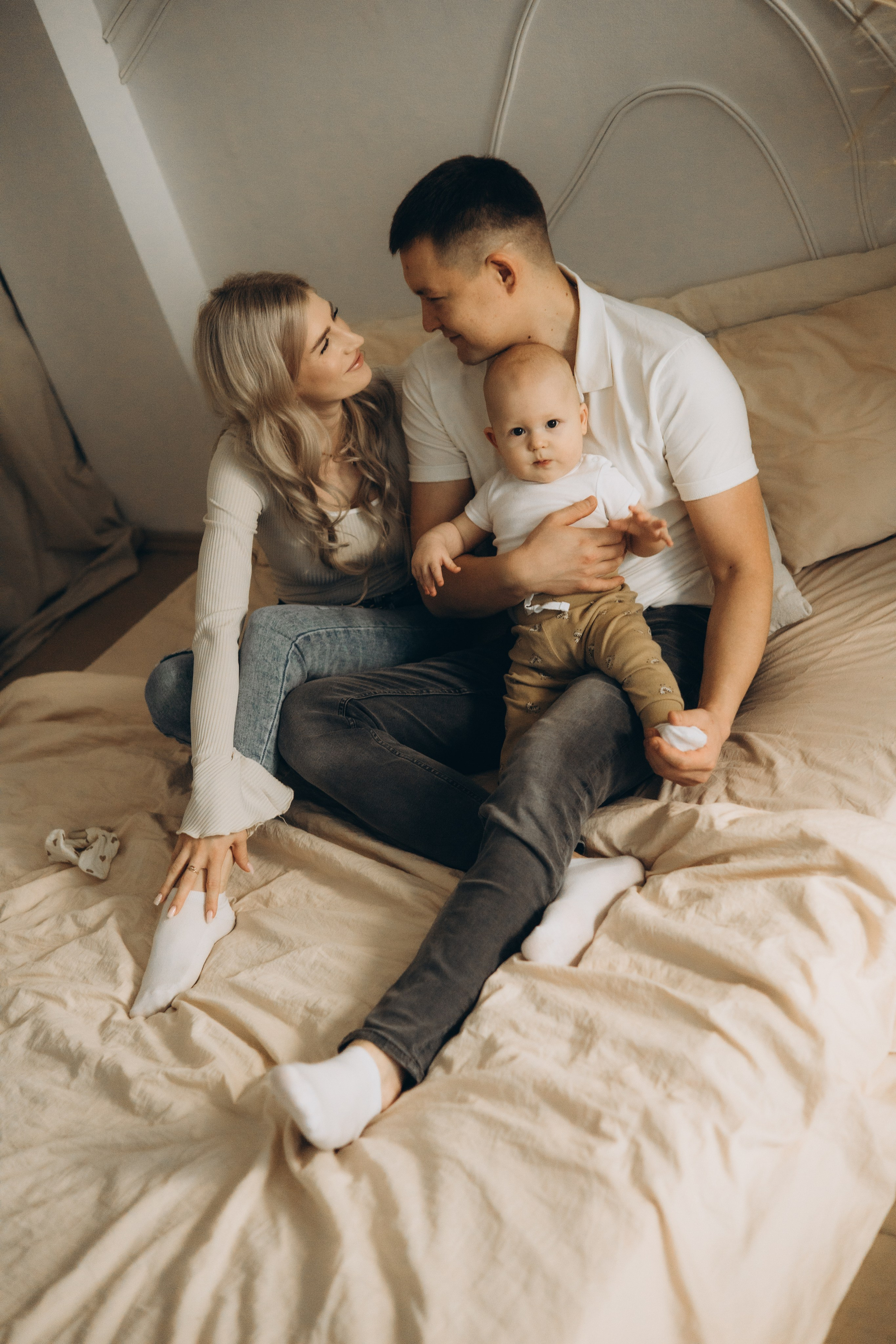 Семейная фотосессия с малышом. Семейный фотограф в Ижевске Даша Денисова