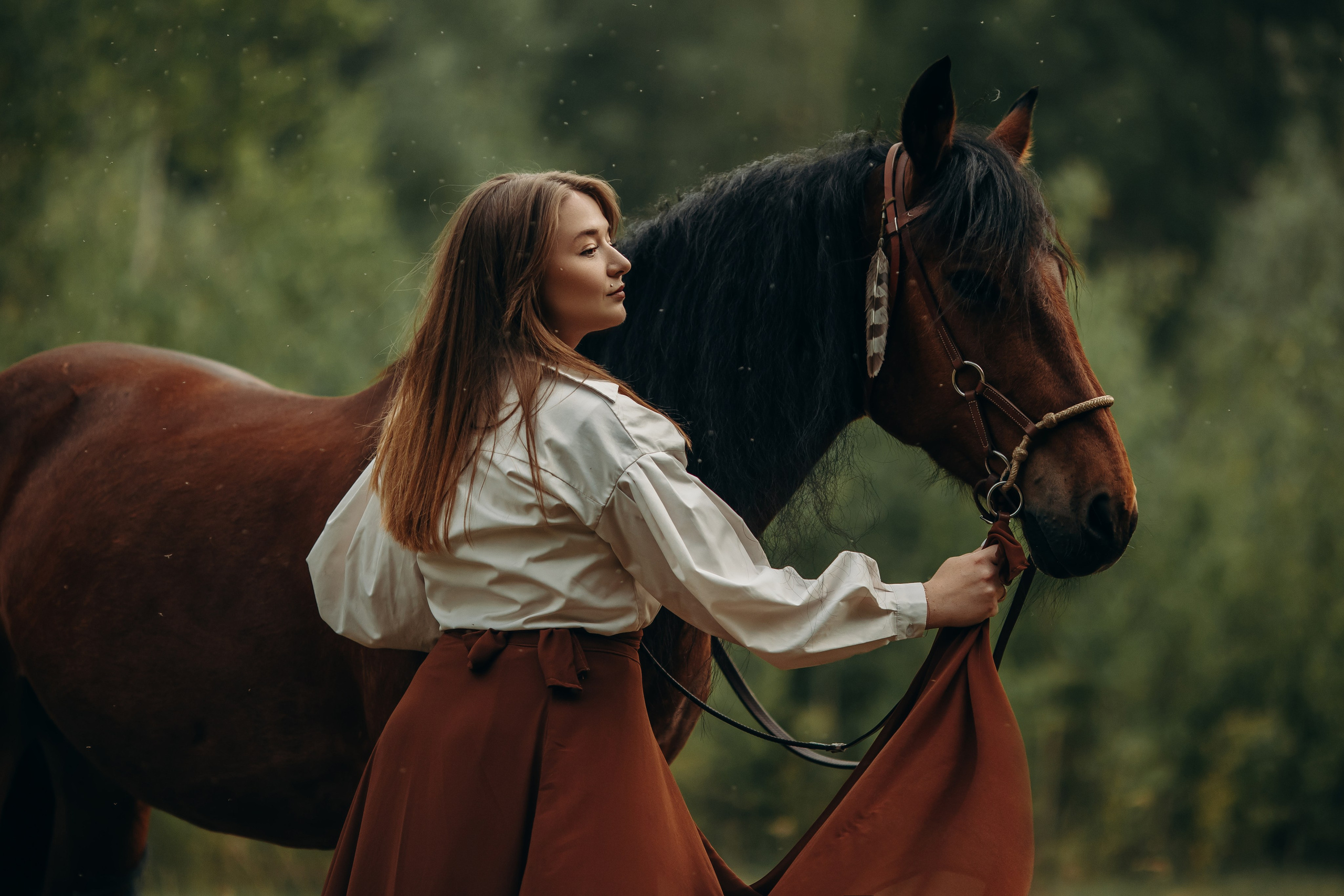 Ксения и Талисман. Анна Молчанова конный фотограф в Тюмени | фотосессии с лошадьми Тюмень