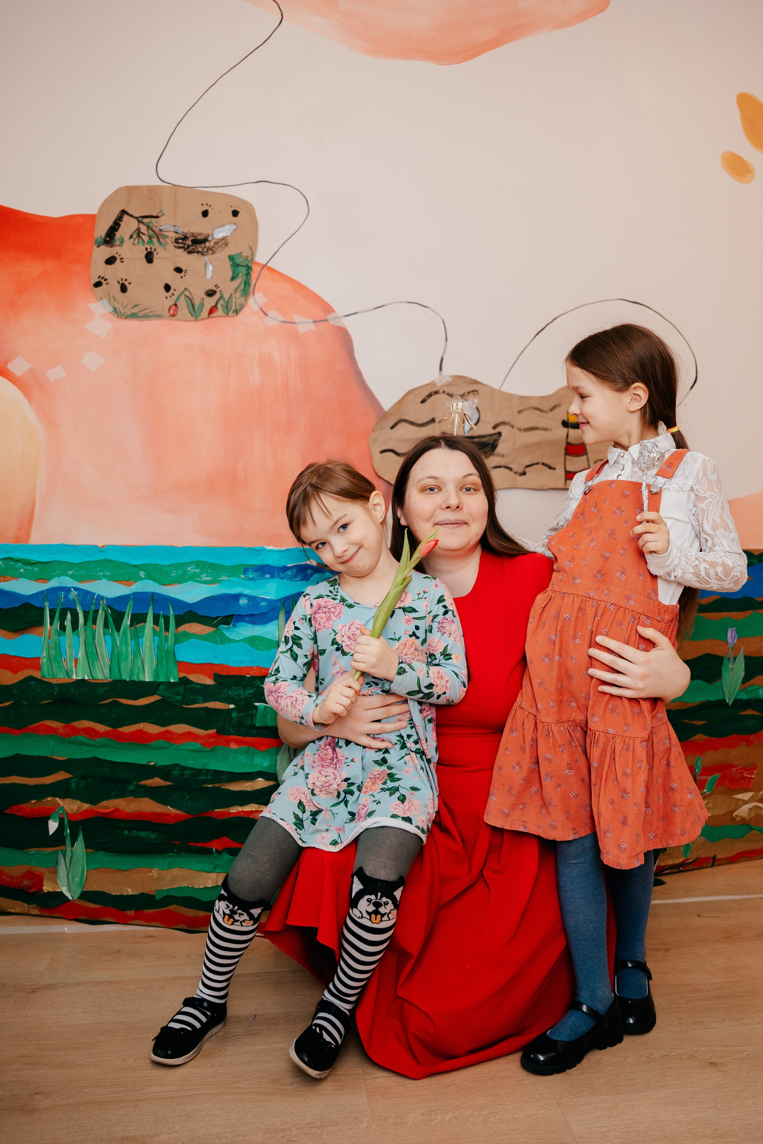 8 марта в Монтессори-саду. Семейный lifestyle фотограф в Санкт-Петербурге Людмила Пахомова