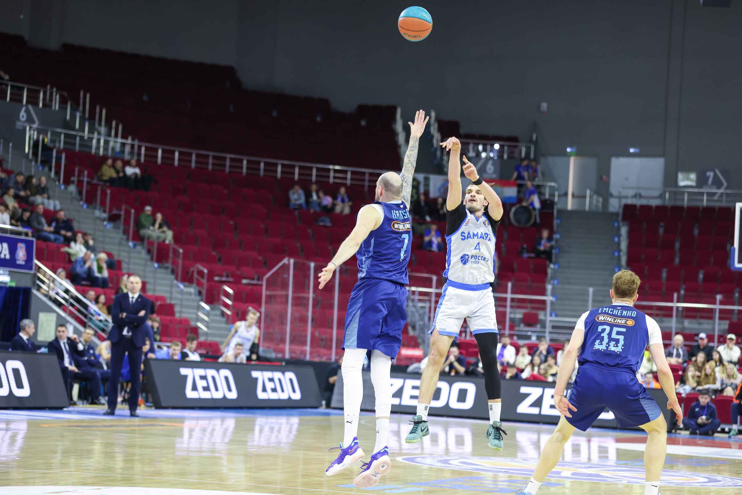 Баскетбол. Самара — Зенит. Единая лига ВТБ. Спортивный фотограф в Самаре