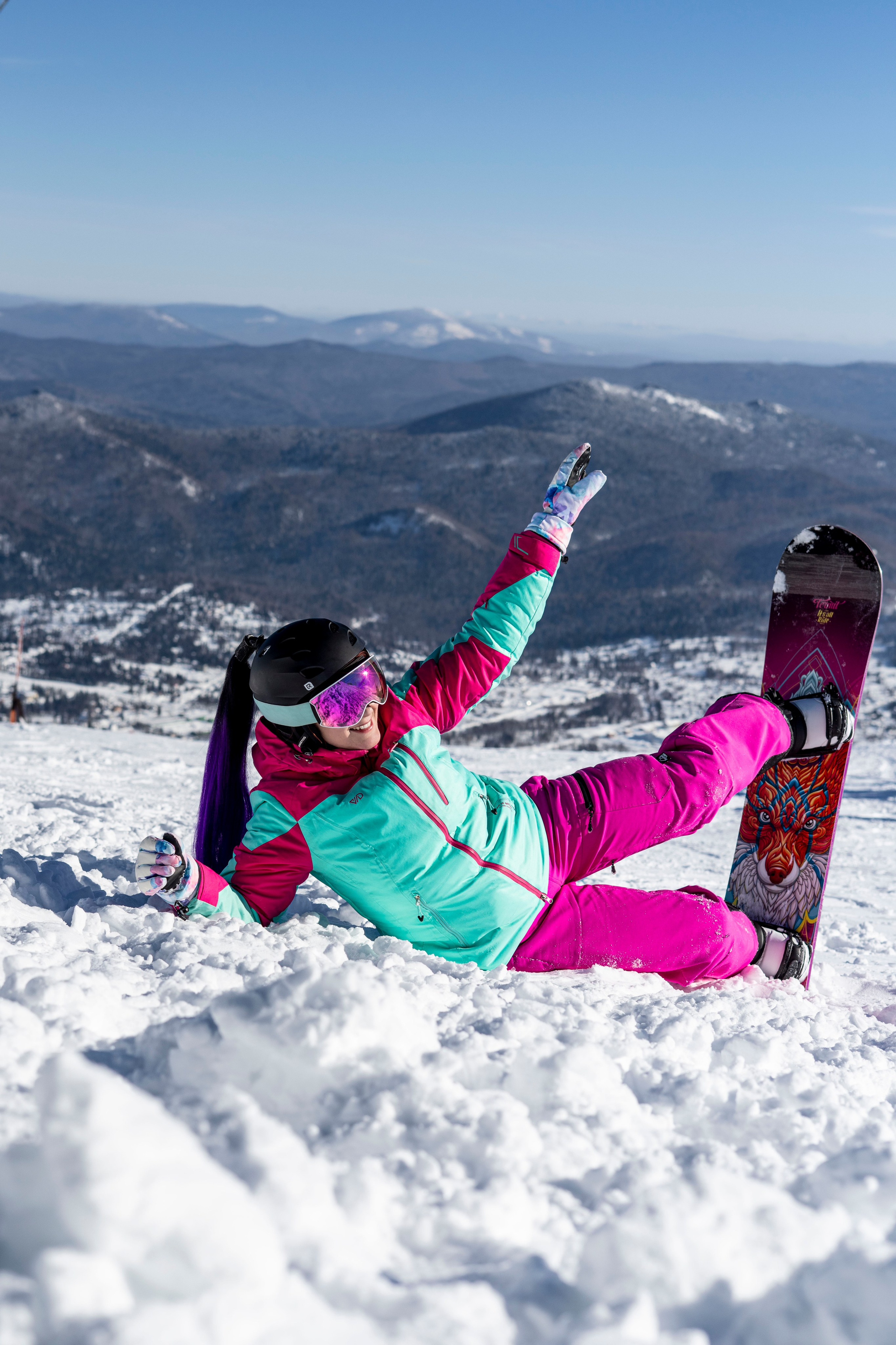 Фотосессия на вершине. Анастасия Паршукова — фотограф Шерегеш Новосибирск