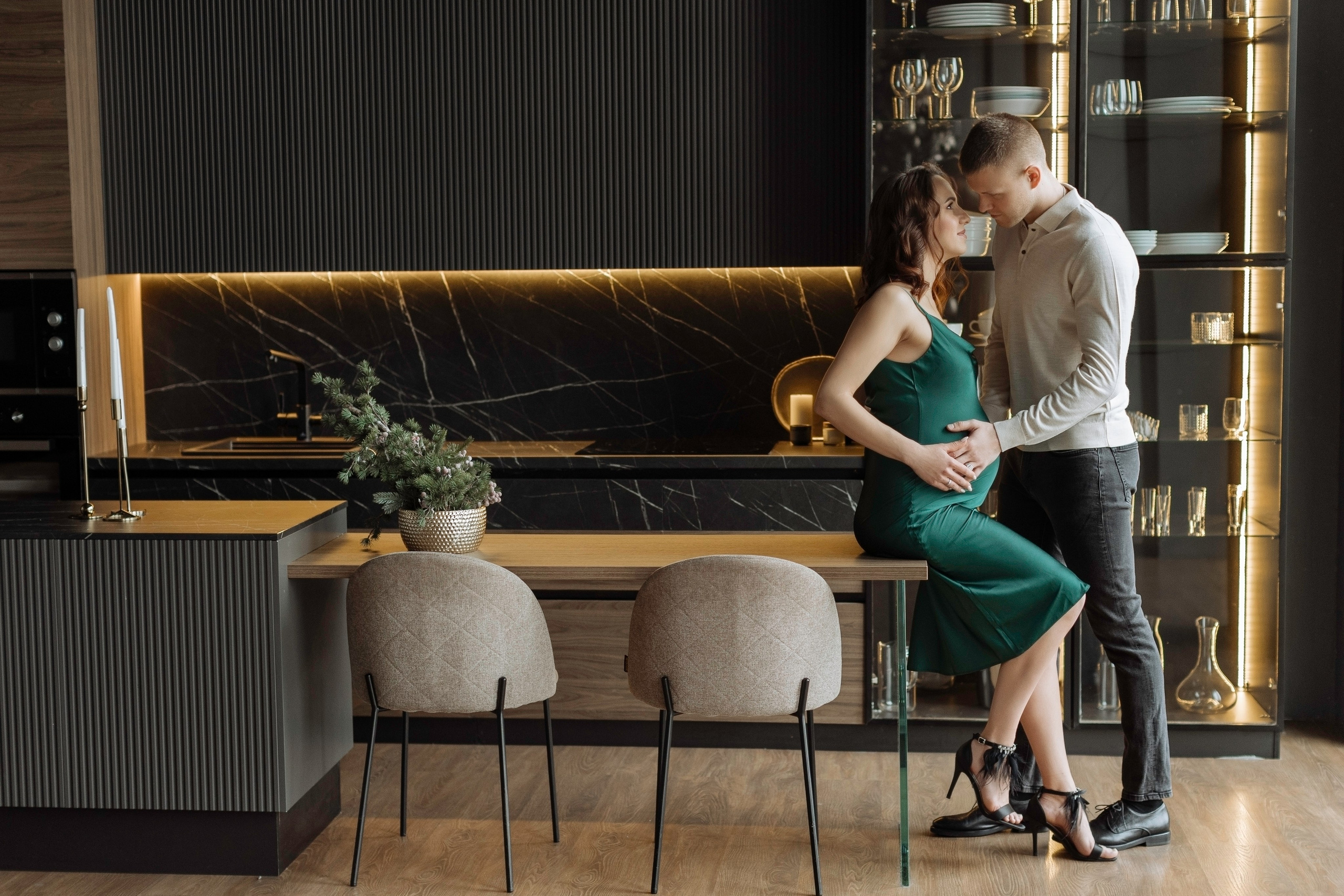 Фотосессия беременности. Фотосессии в фотостудии Мимика Москва