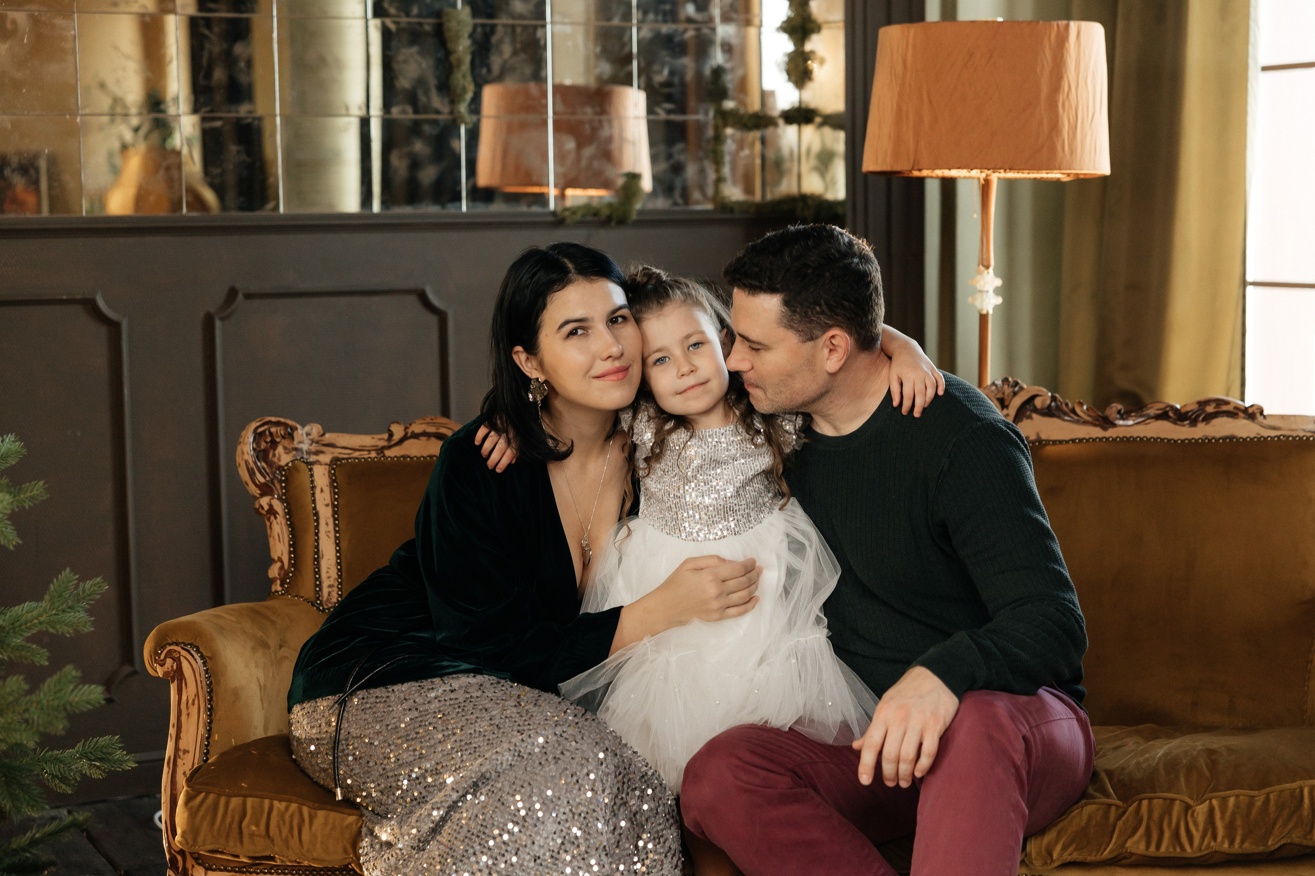 Кирилл, Яна и Алиса (новогодняя). Свадебный и Семейный фотограф Свекрова Ольга