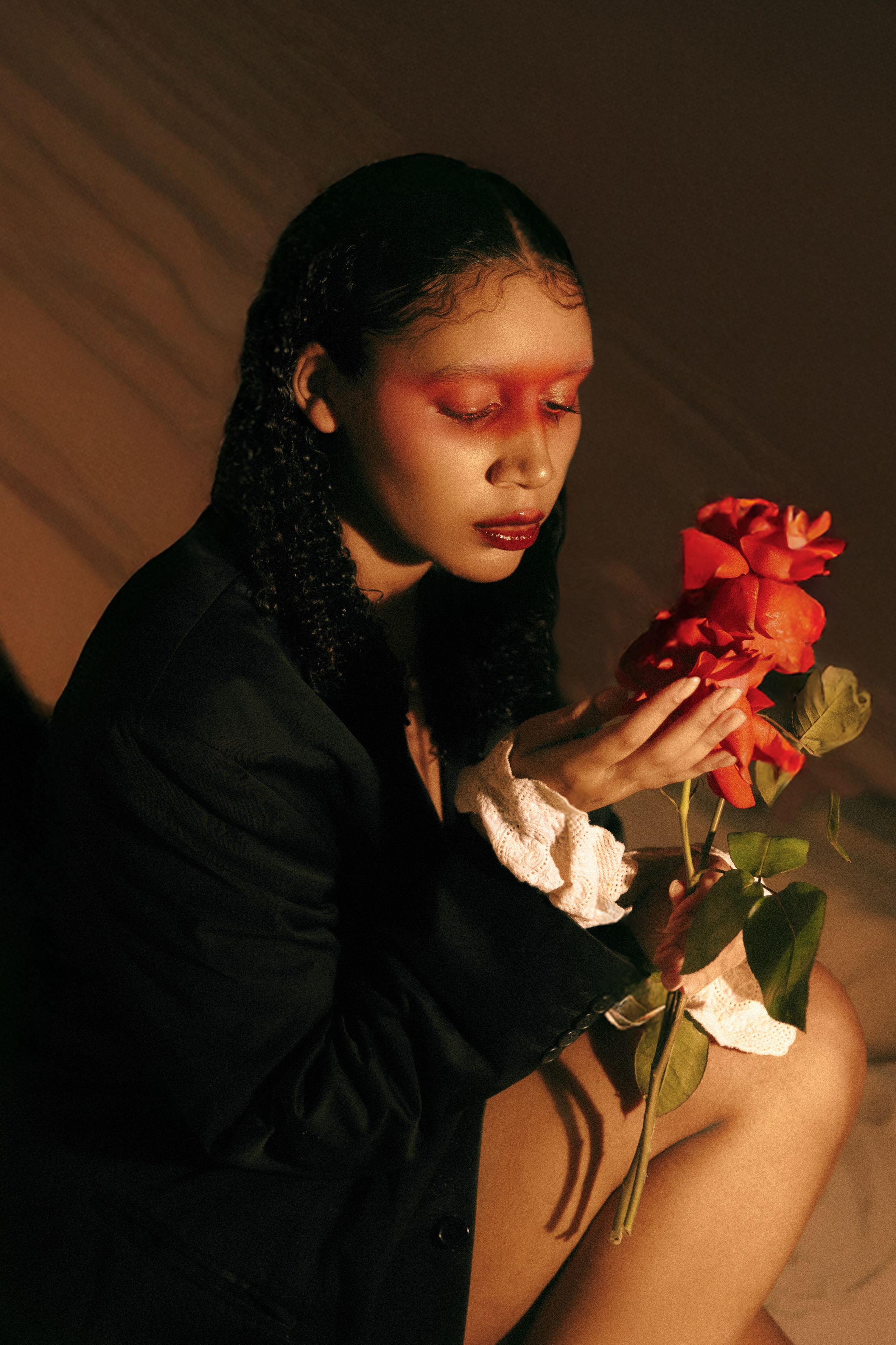 Floral étude. Rosebud. core production