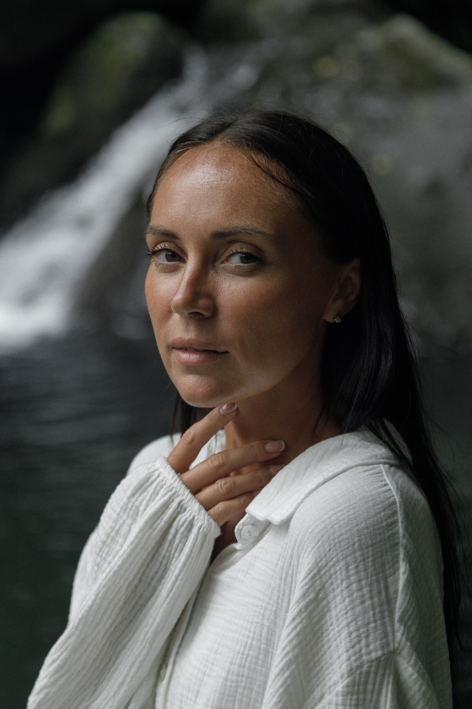 Портретная фотосессия в чайных плантациях