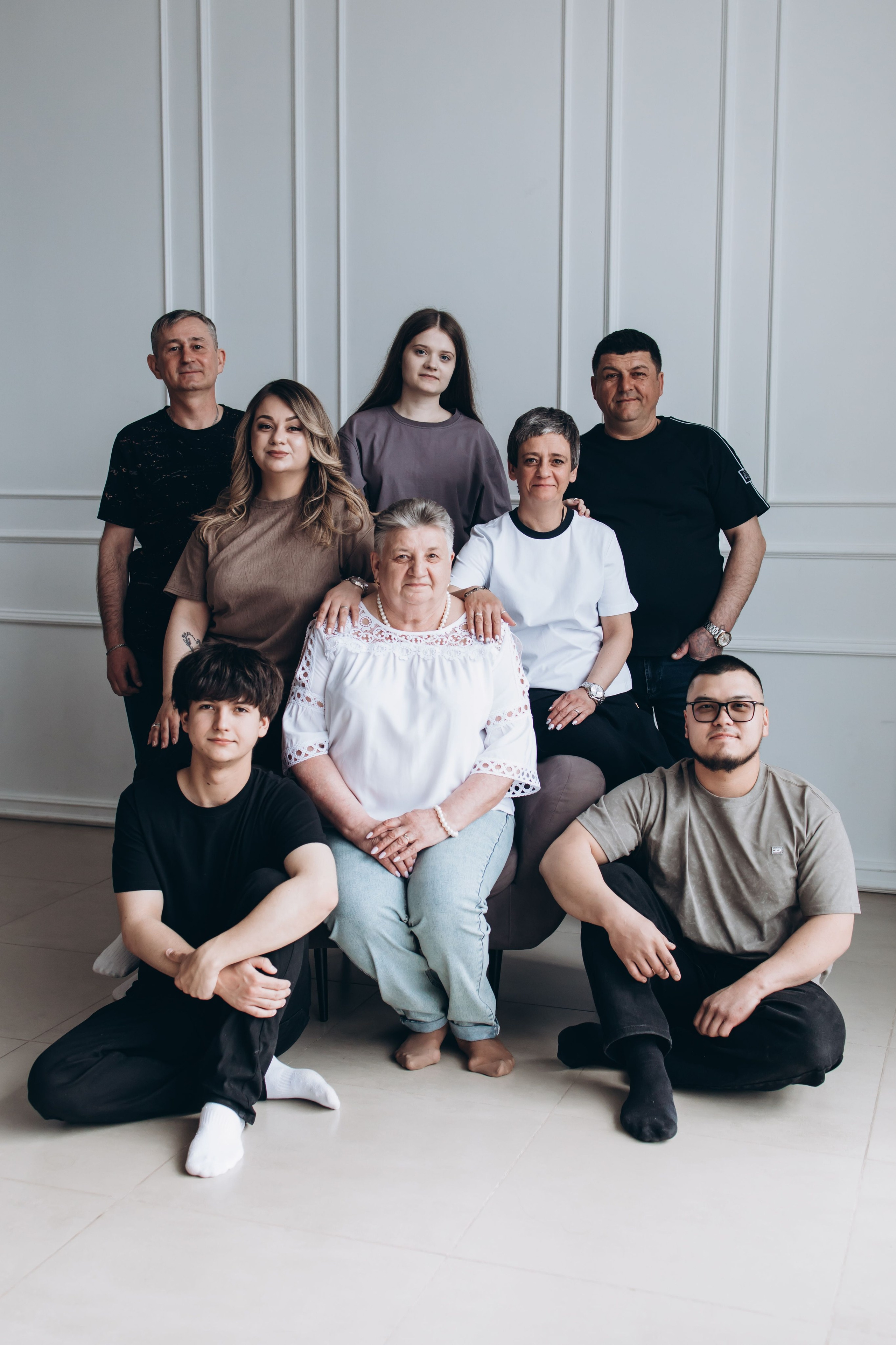Бабушка и все самые родные рядом. Семейный фотограф Нижневартовск Тюмень Ефимова Ирина
