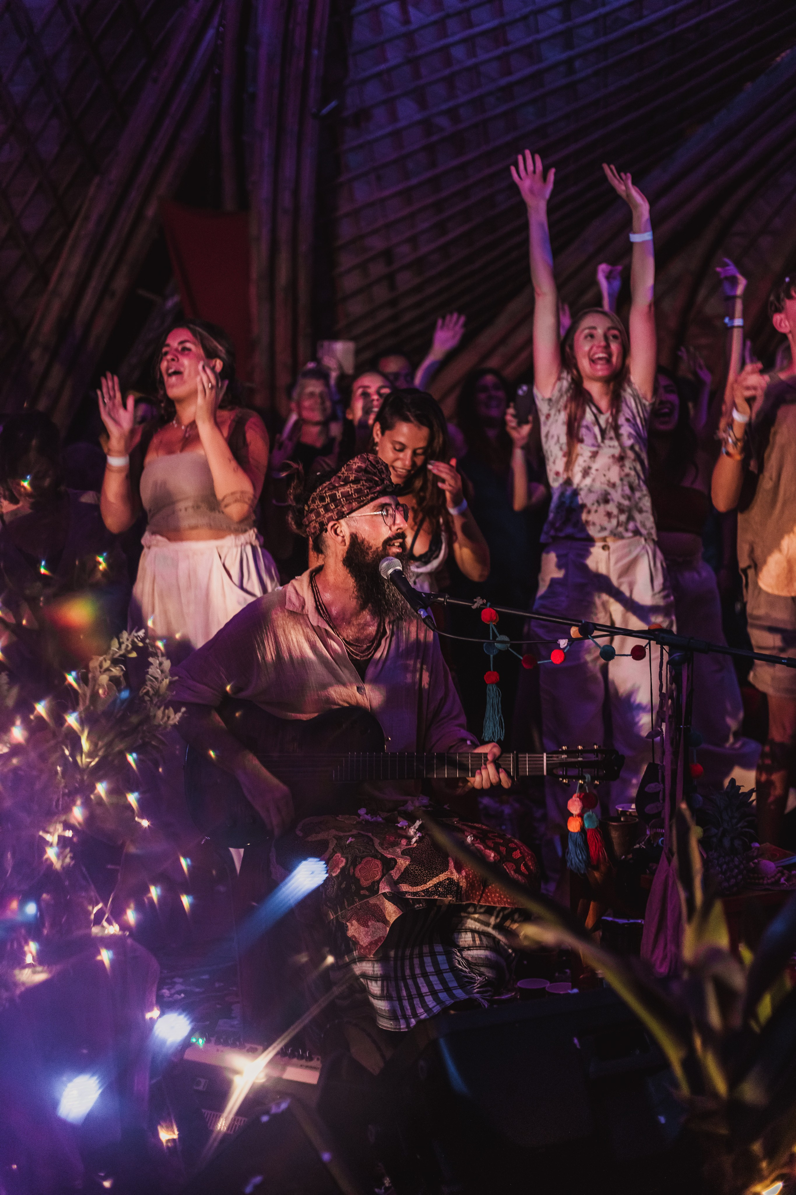 Hanuman Project kirtan at Alchemy april. Mariam Bagdasaryan