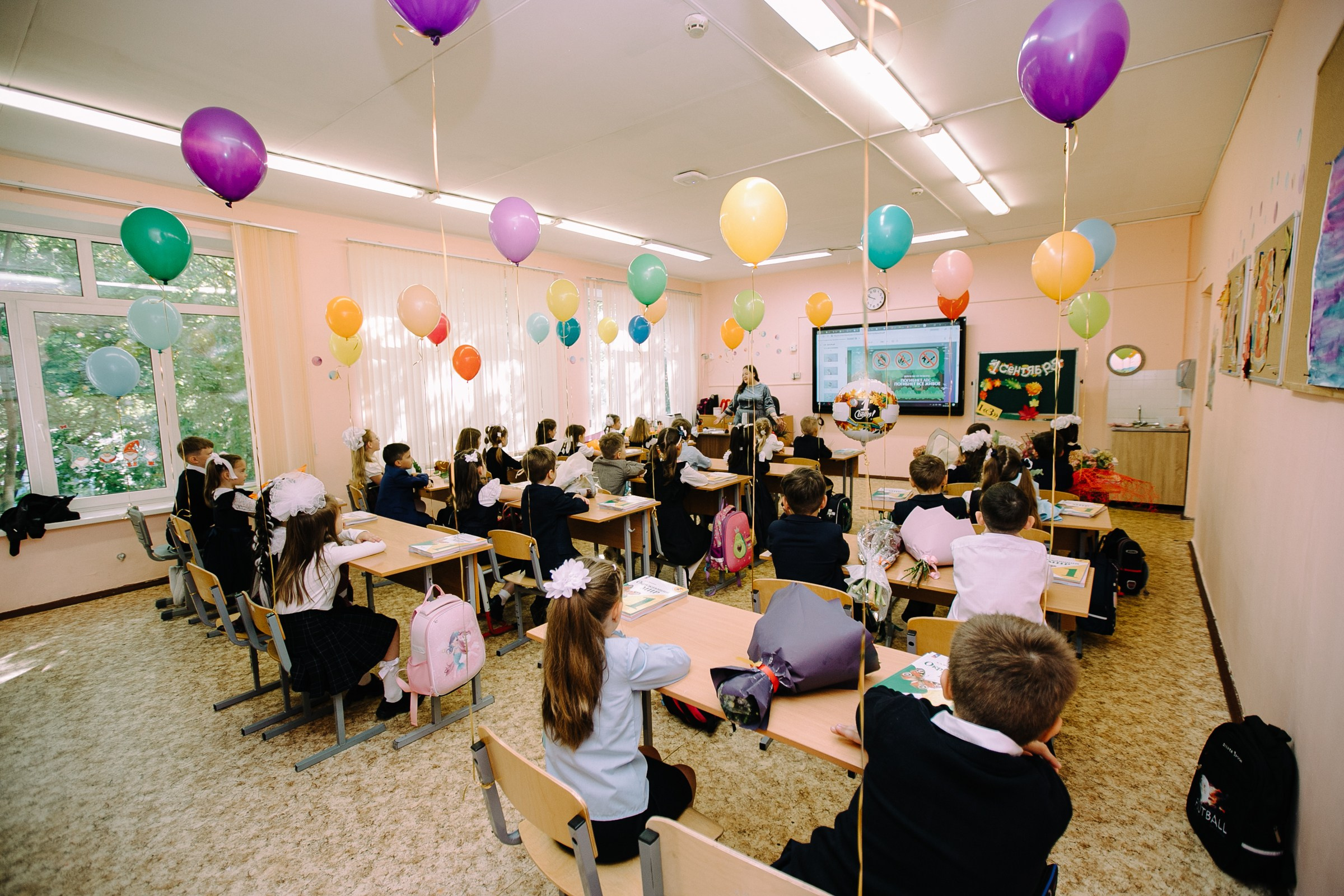 1 сентября. 1 класс. Женский и репортажный фотограф Москва Натали Смирнова