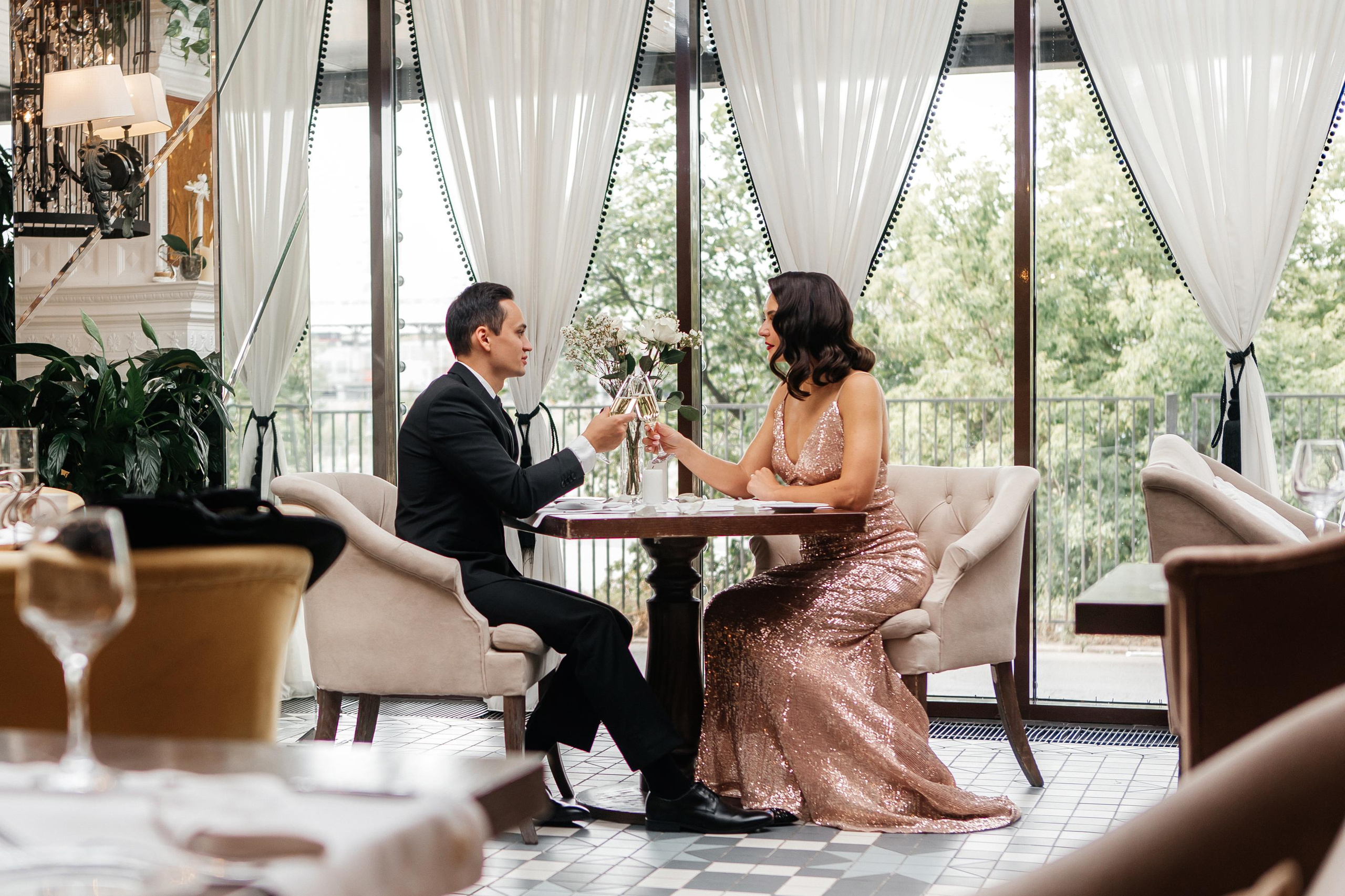 Ресторан «ГУСИ ЛЕБЕДИ» романтический ужин. Фотограф в Москве Дмитрий Жарков